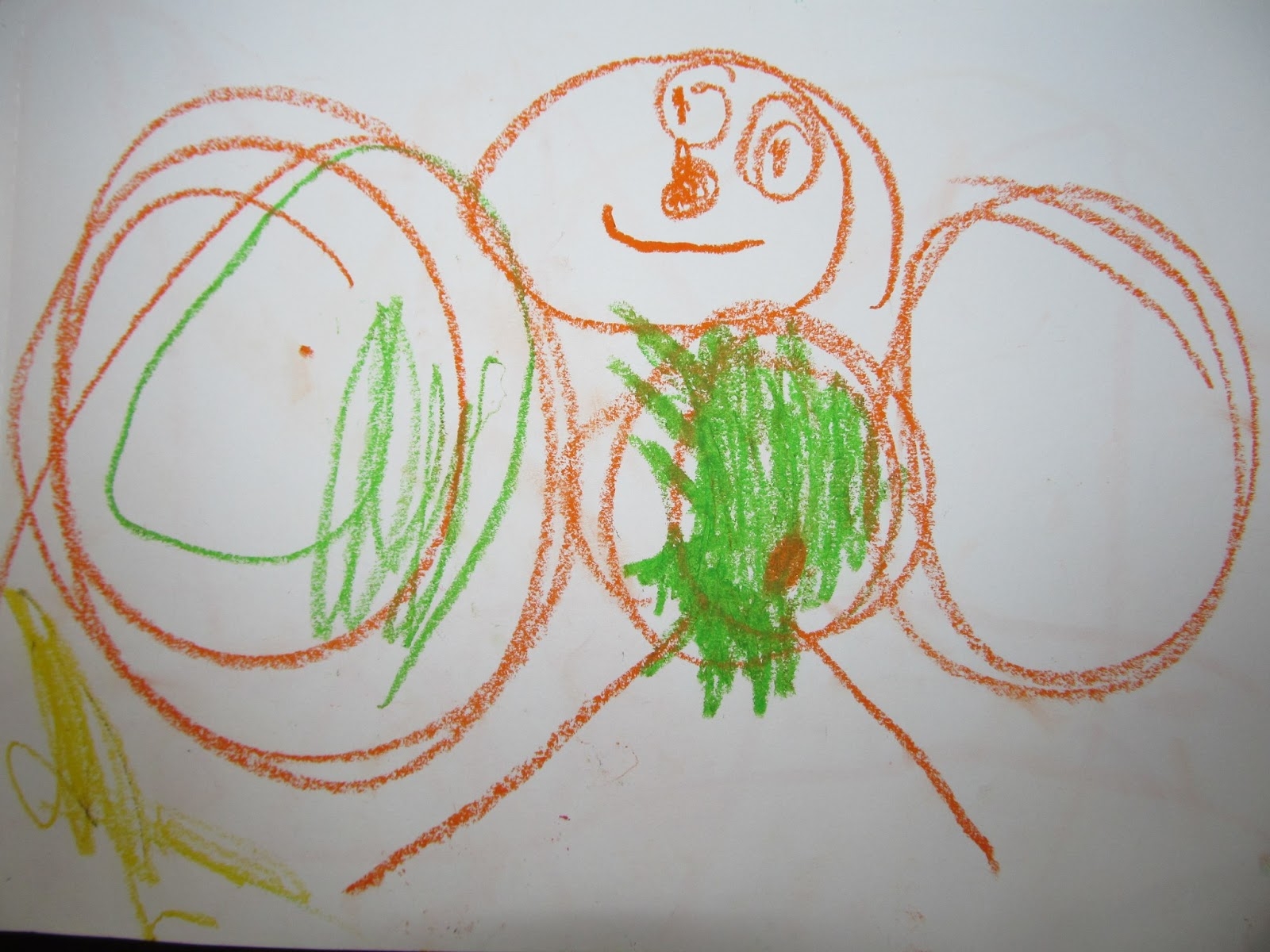 Рисунки трехлетних детей