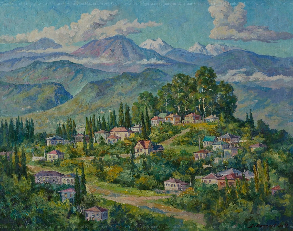 Цвиджба художник Абхазия