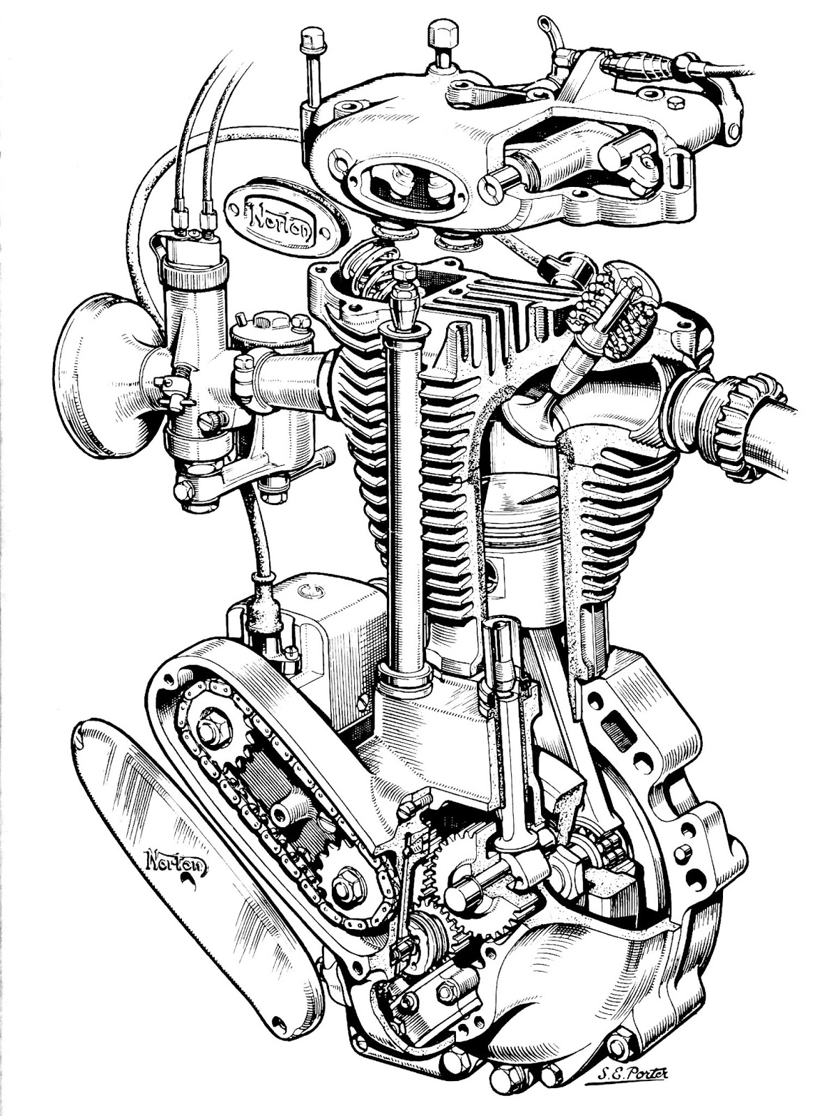 Мотор мотоцикла