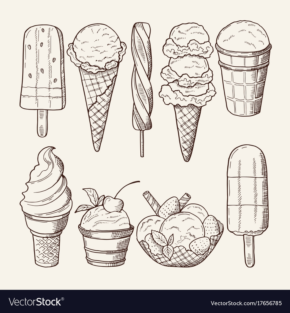 Мороженое в графике