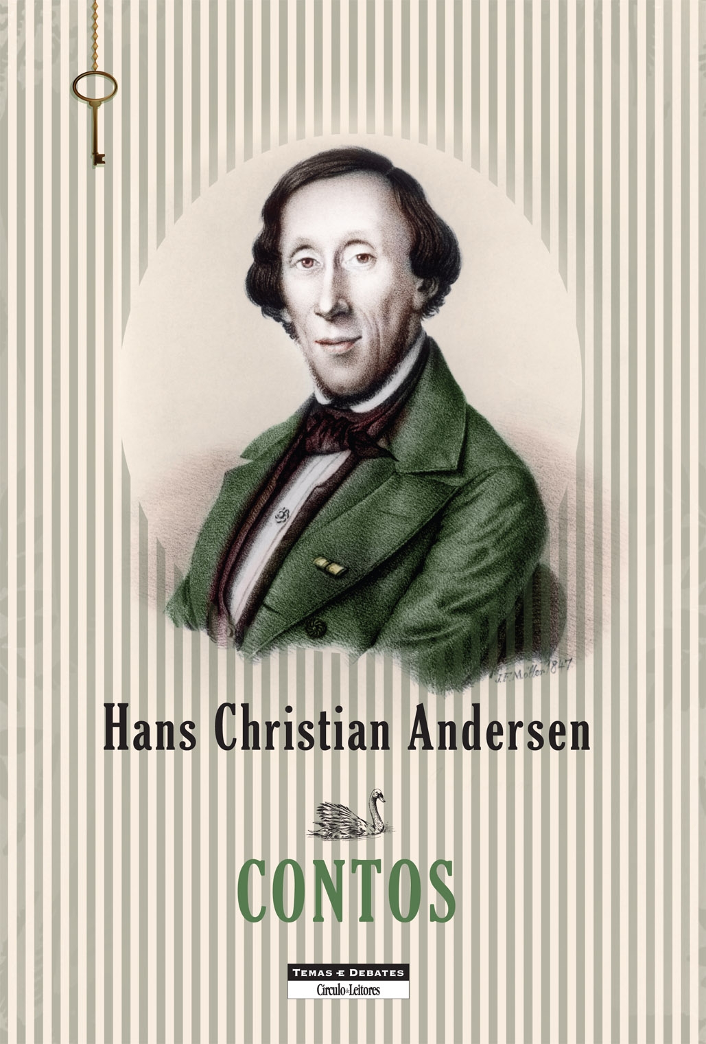 Ганс христиан Андерсен портрет в рамке