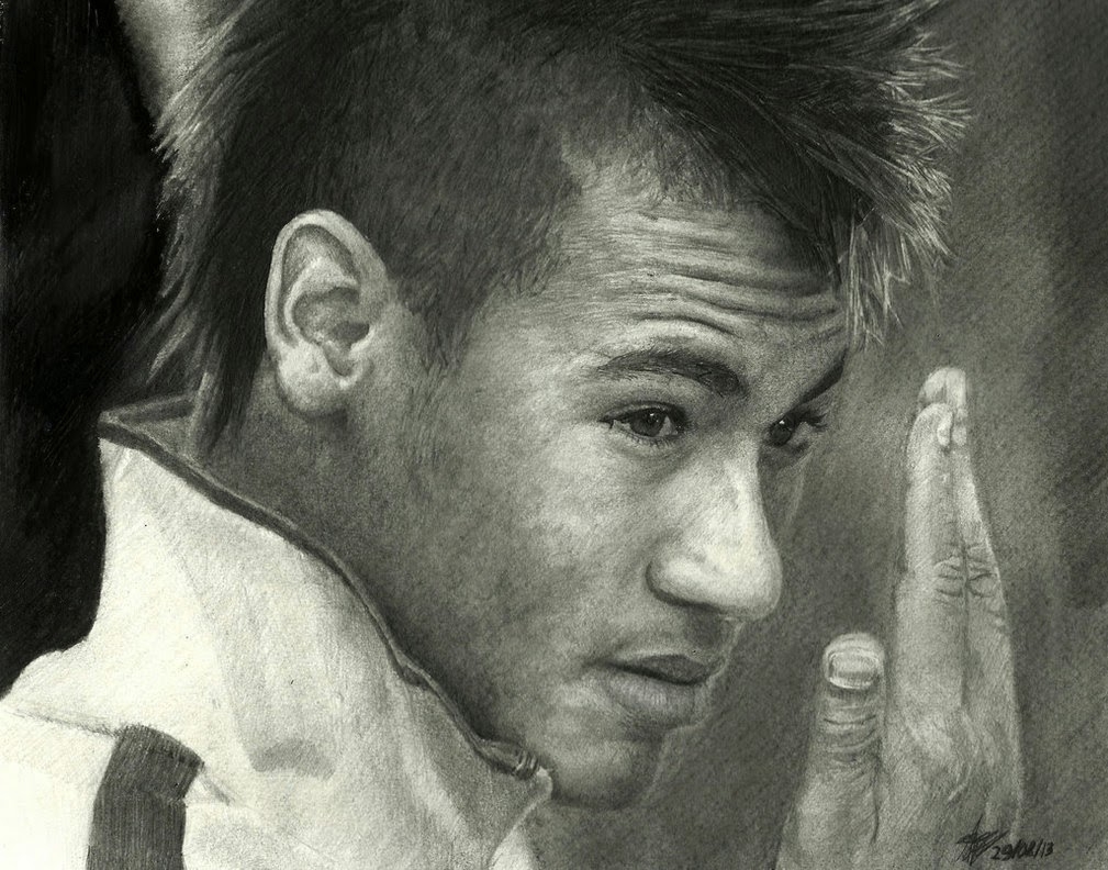 Neymar portrait