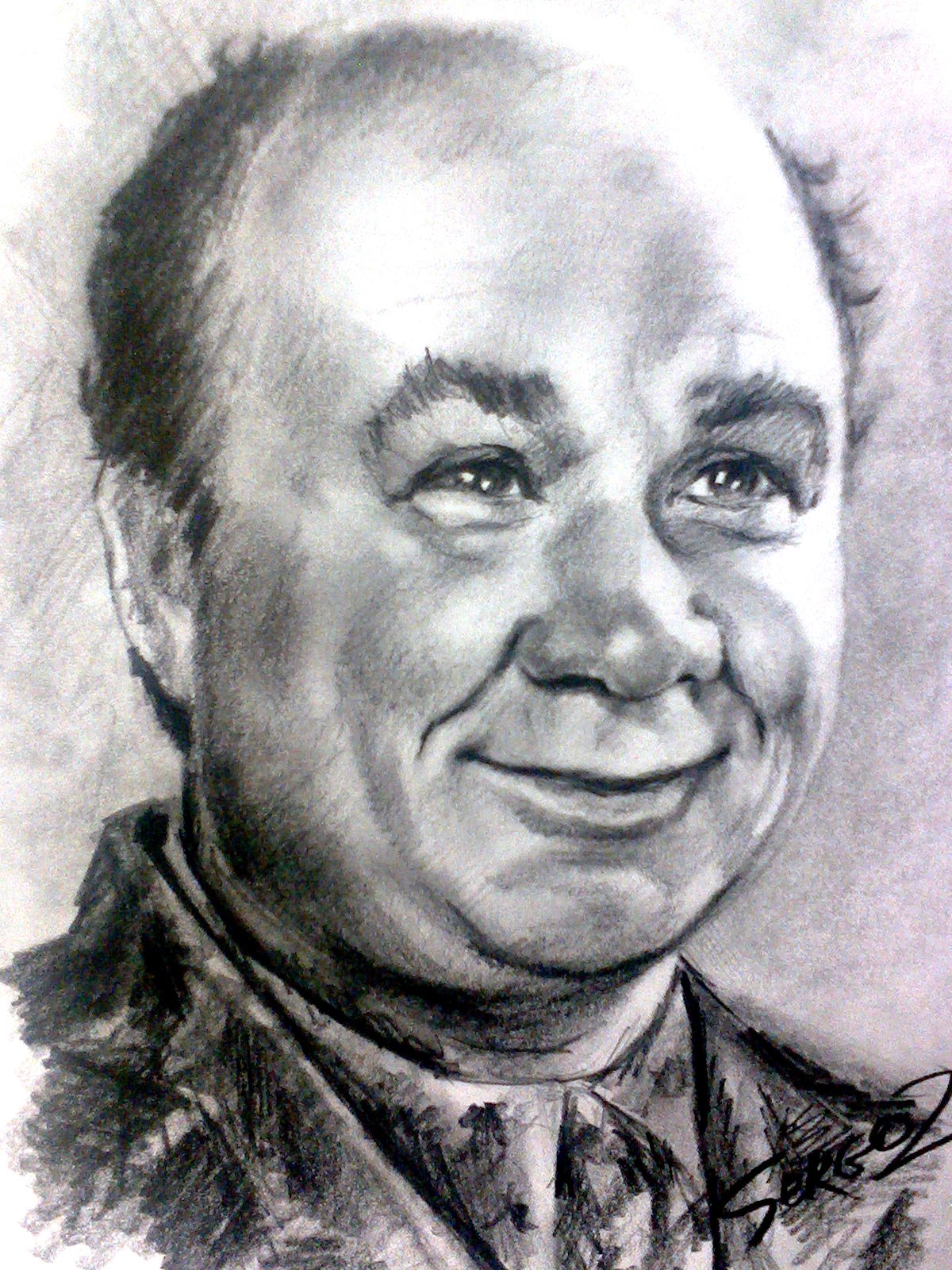 Евгений Леонов портрет