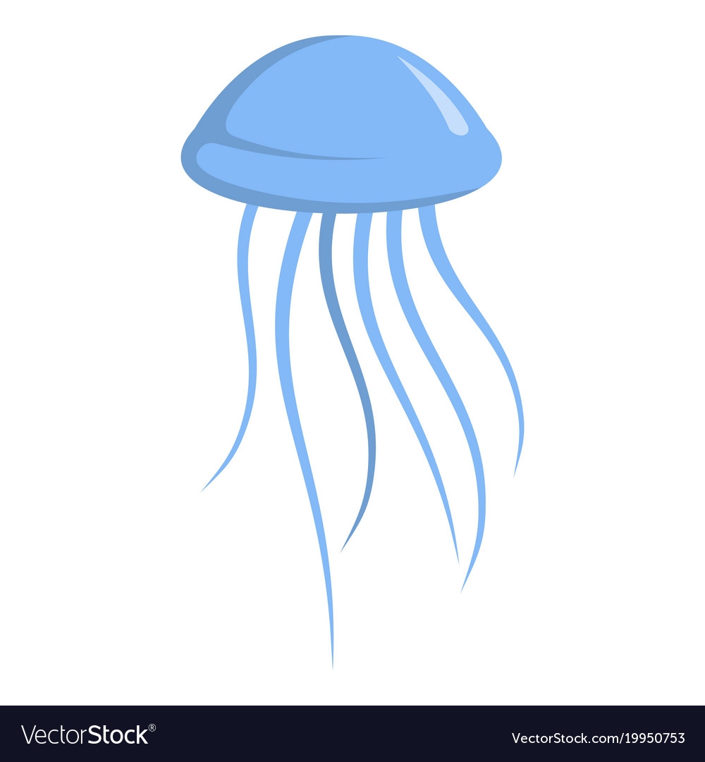 Силуэты медуза для детей