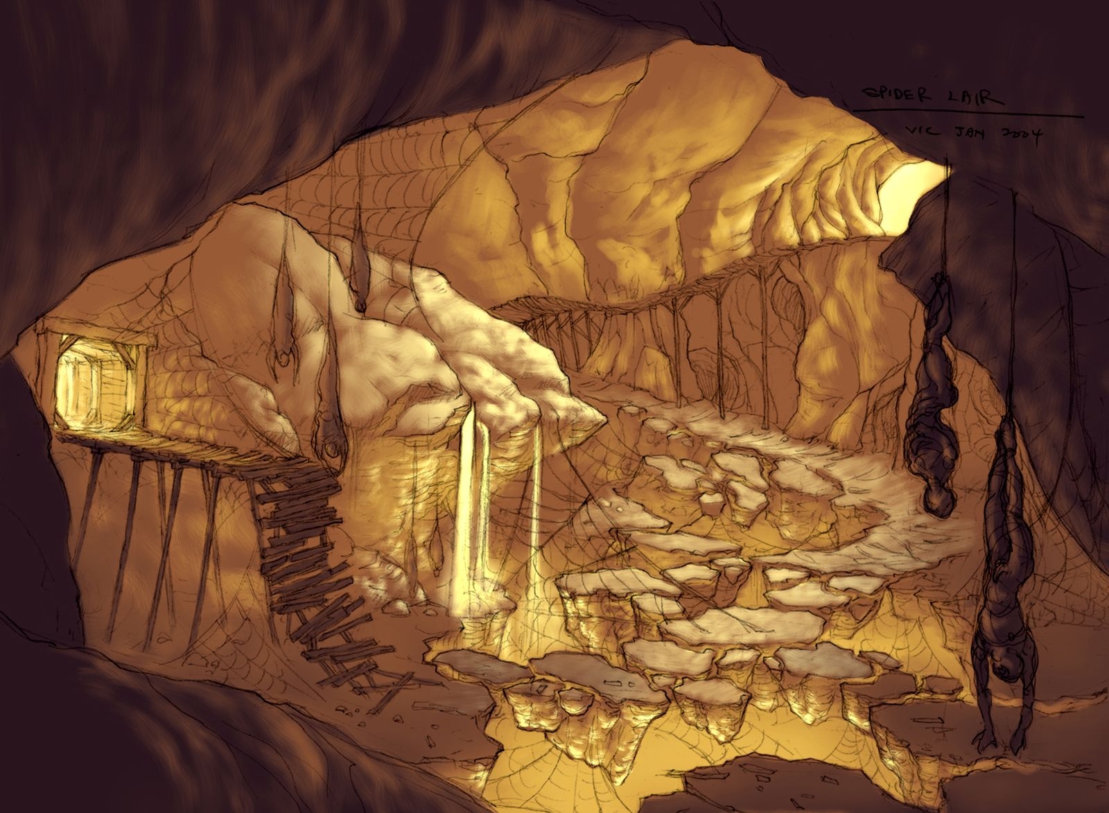 Диабло пещера арт