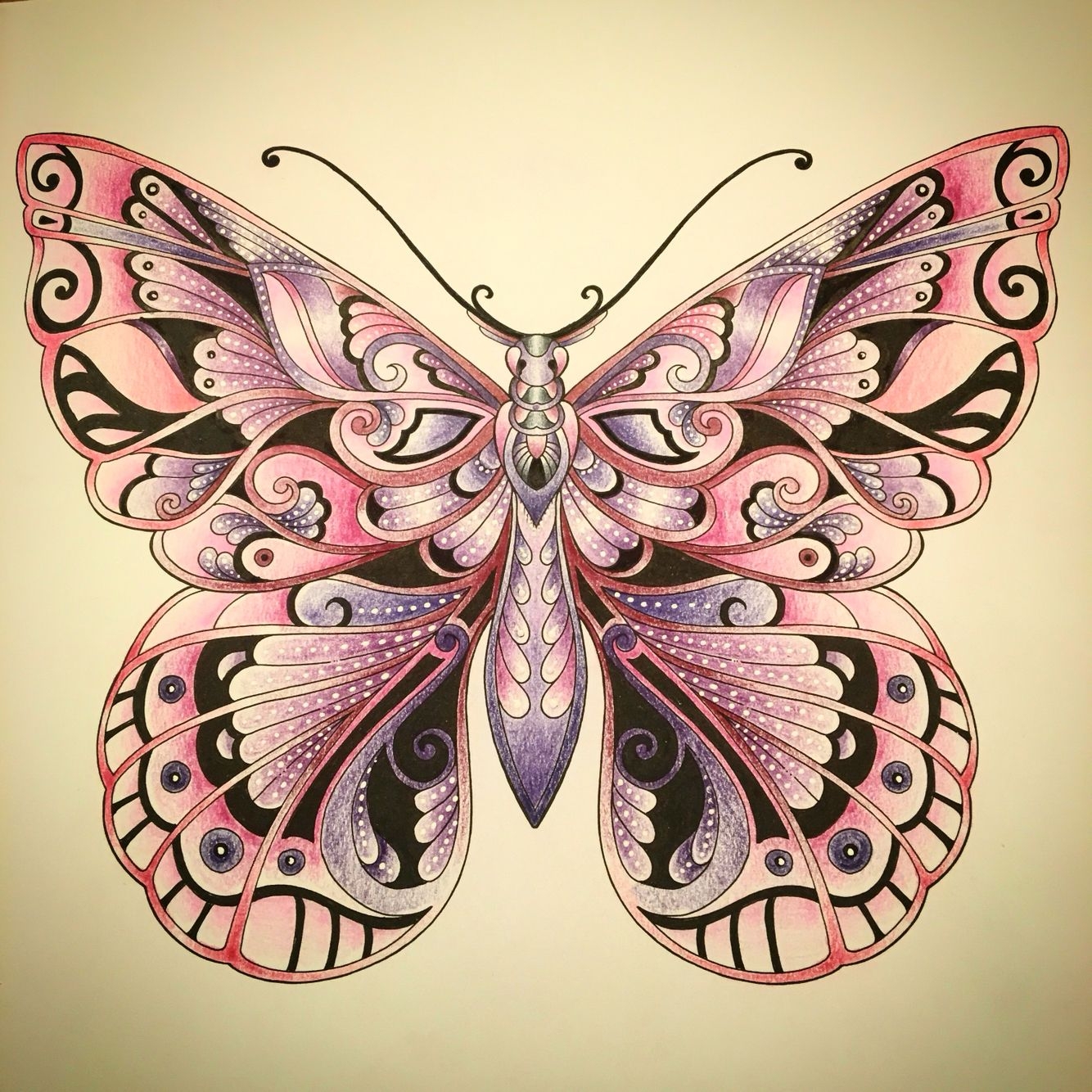 Стилизованная бабочка