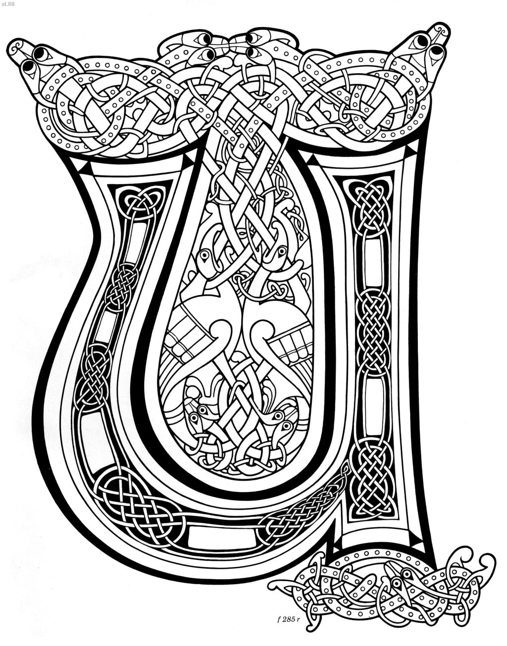 Кельтская буквица