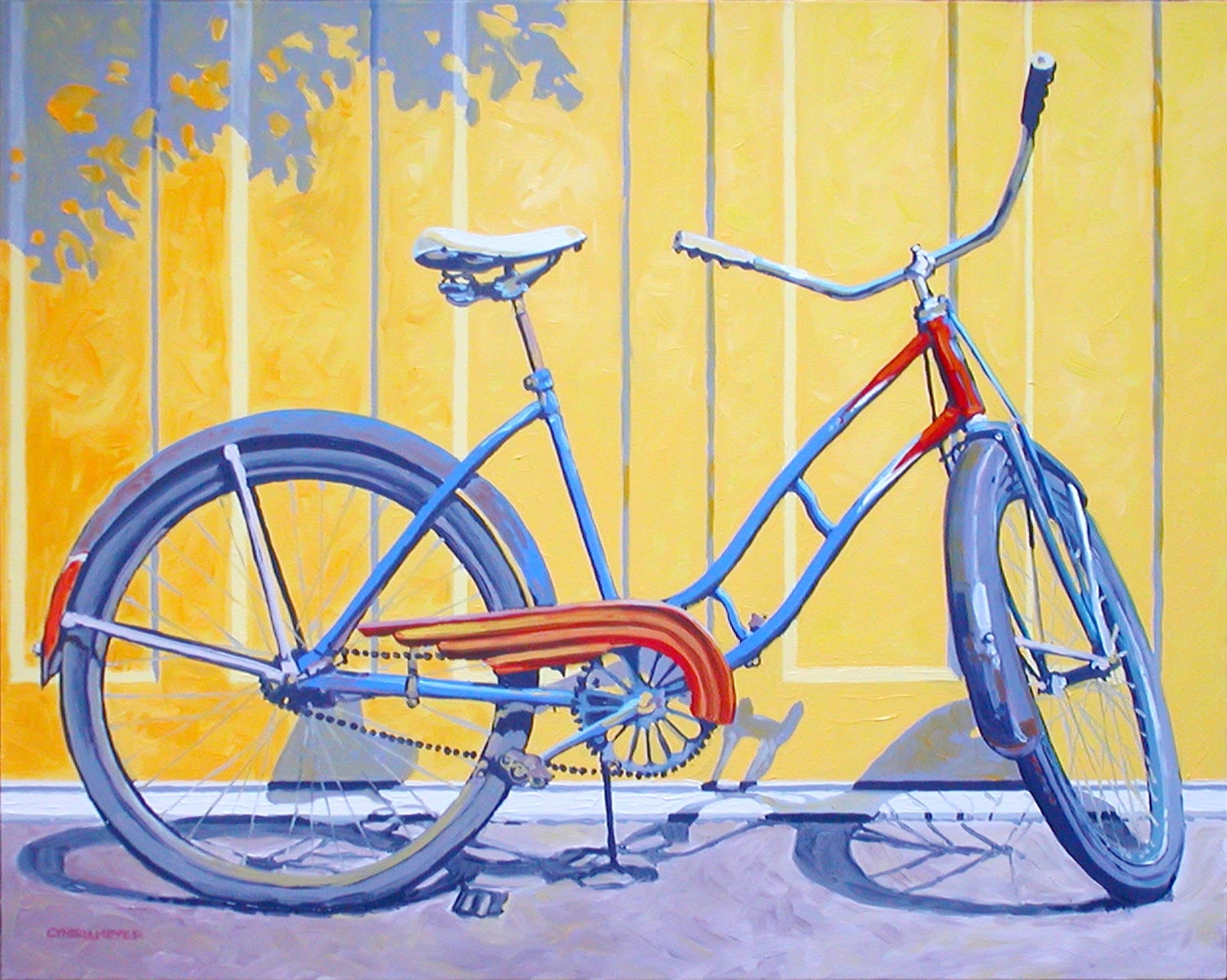 Картина велосипед
