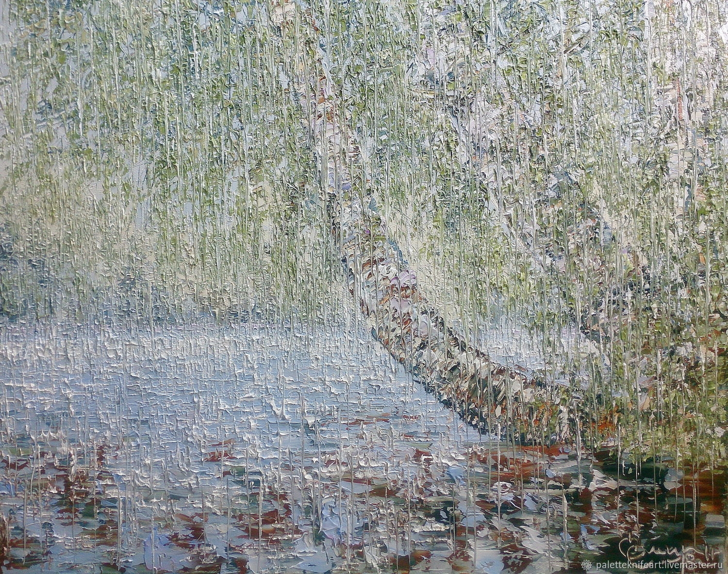 Летний дождь в живописи