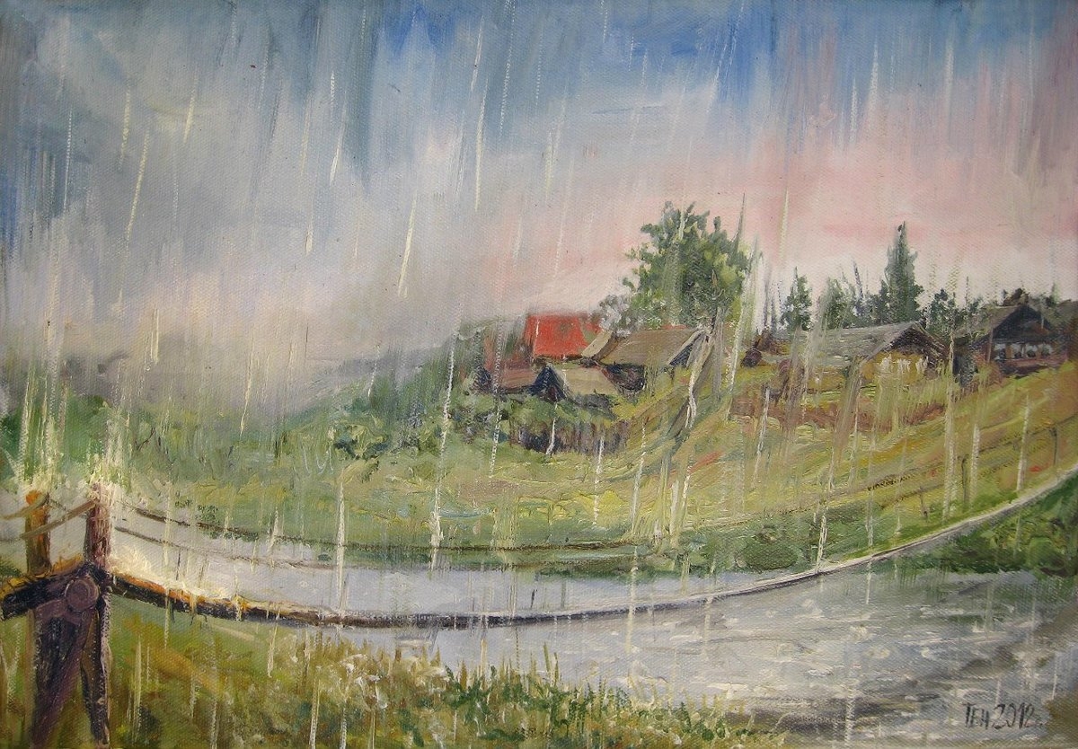 Дождь в живописи русских художников