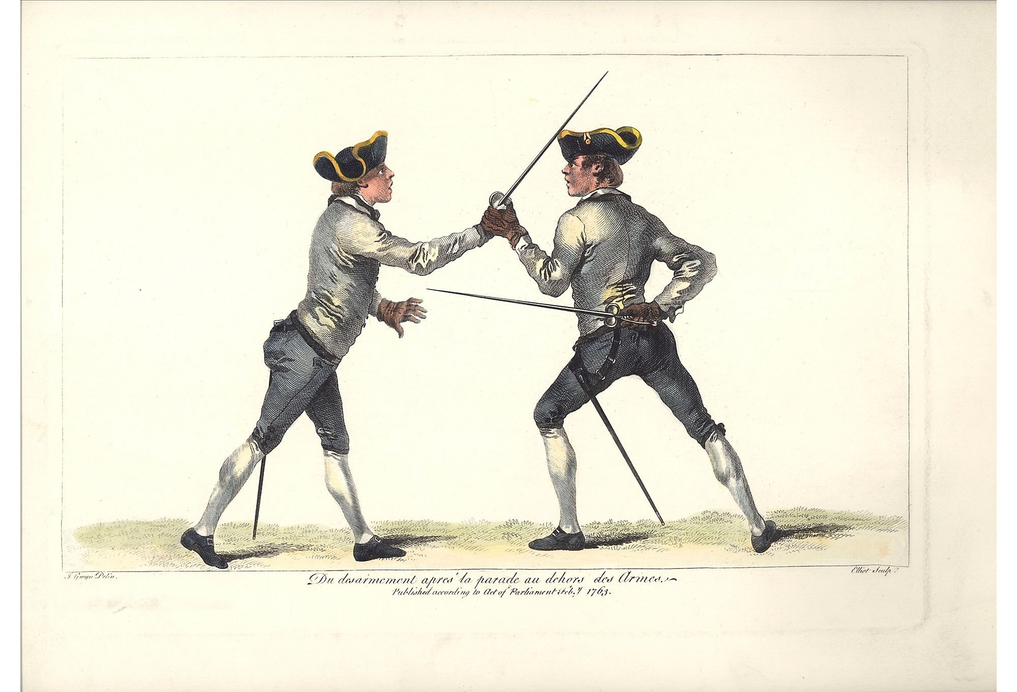 Фехтовальщики 18 века