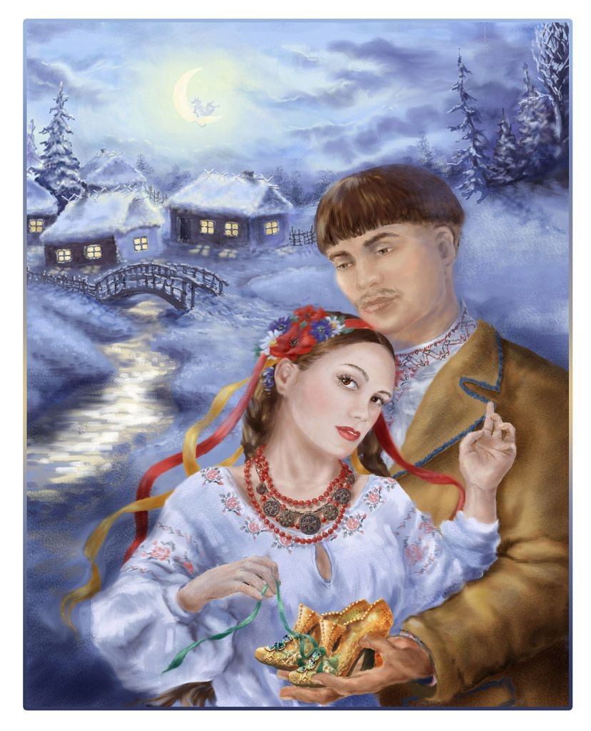 Оксана и Вакула ночь перед Рождеством