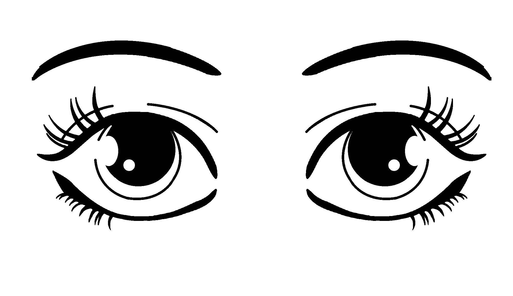 Глаза рисунок для детей