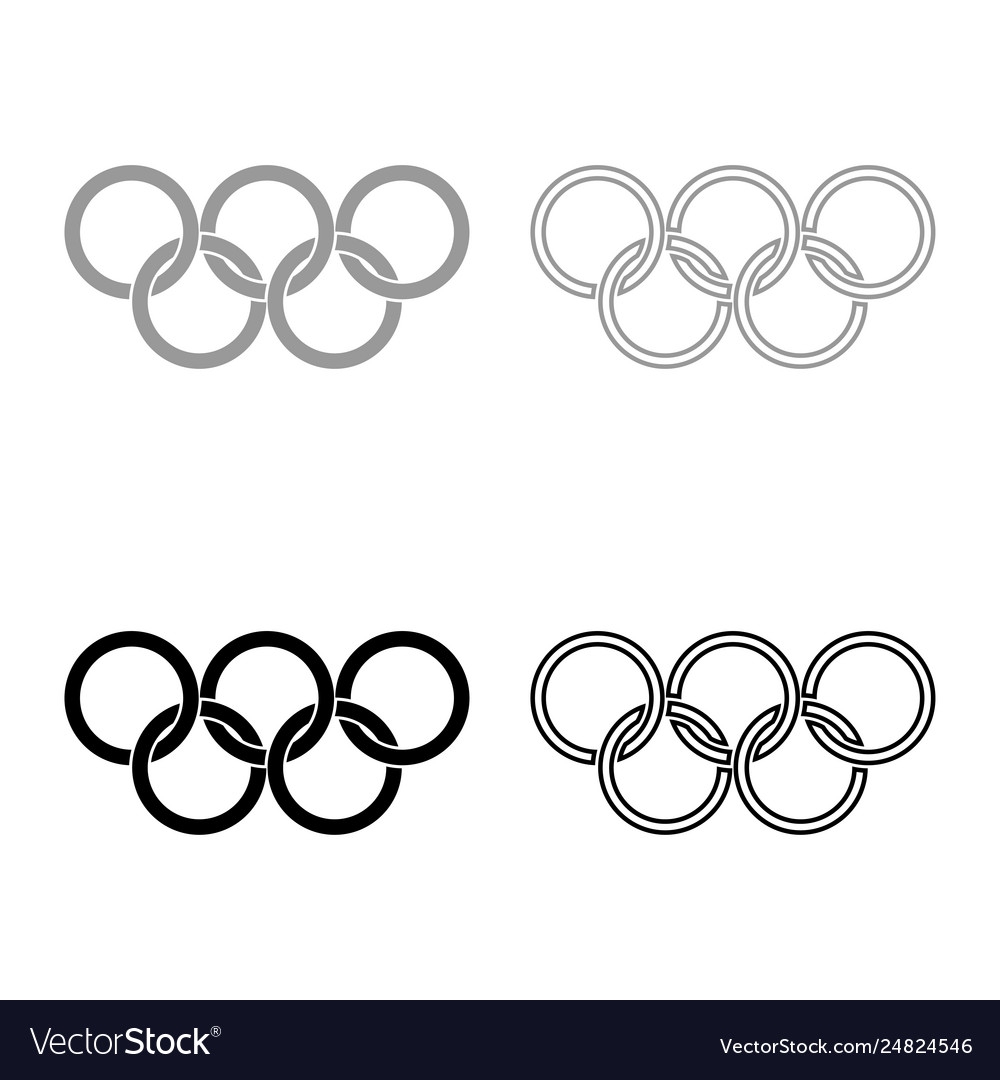 Олимпийские кольца вектор