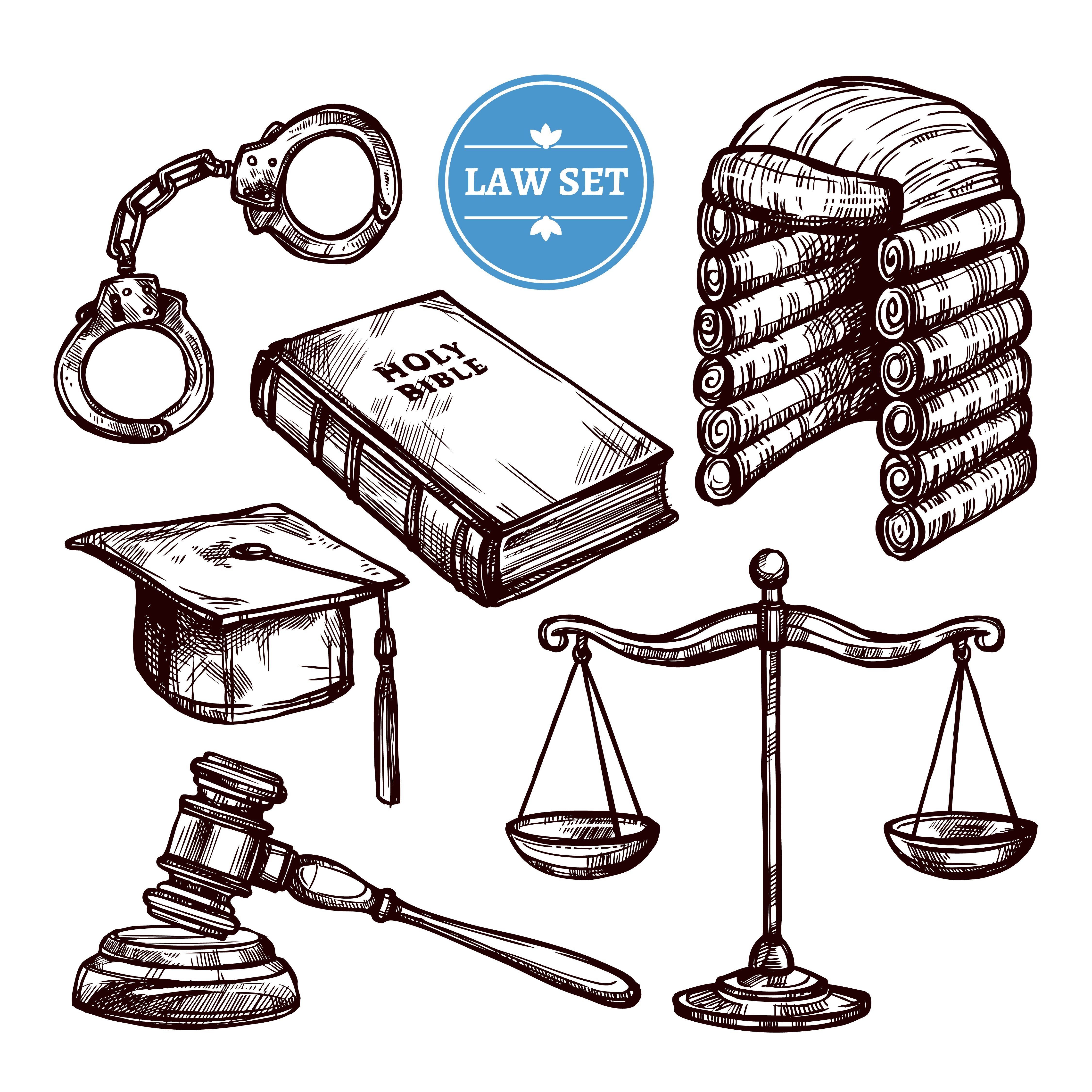 Символы закона порядка и правосудия