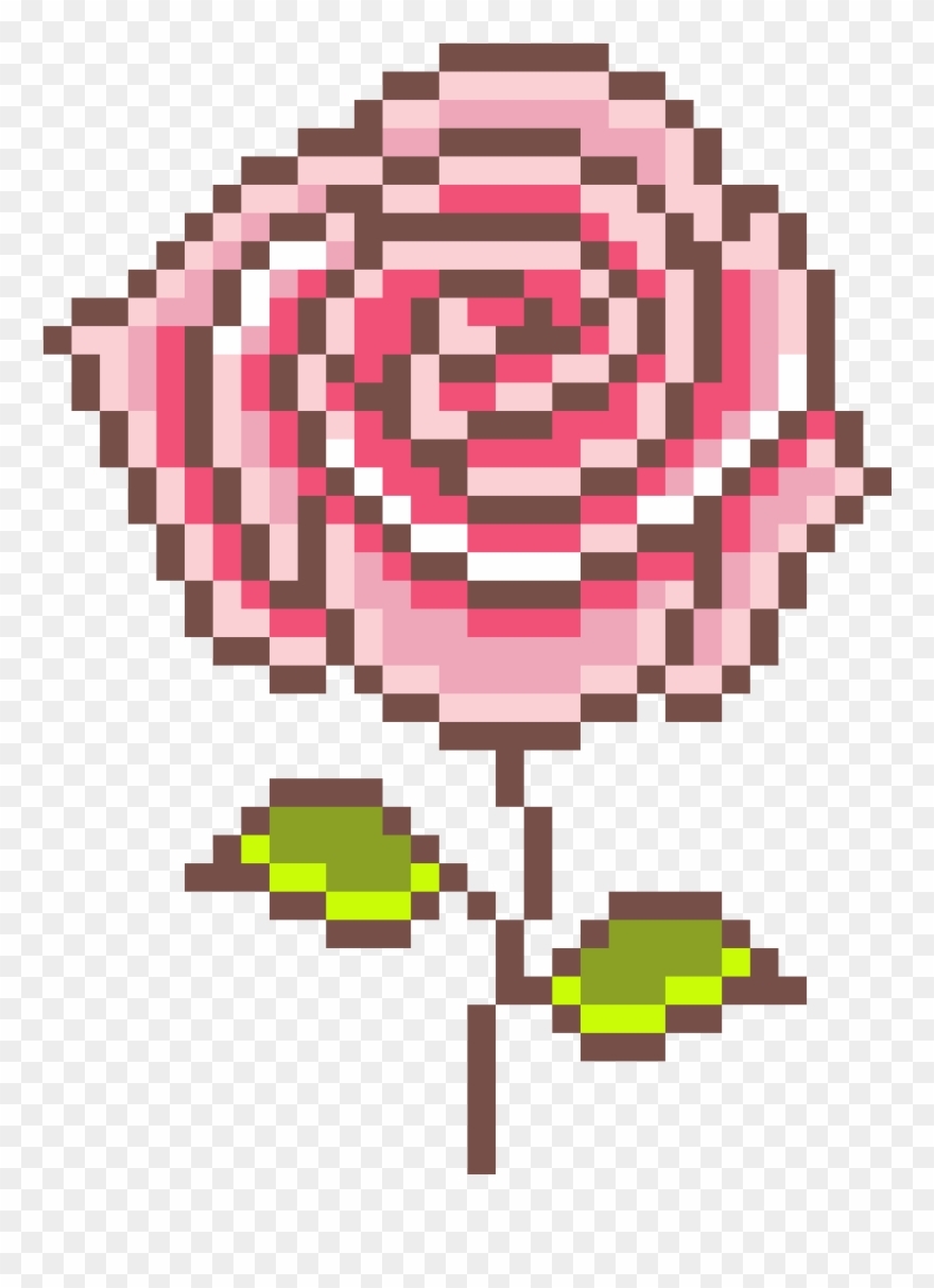Пиксельный цветок