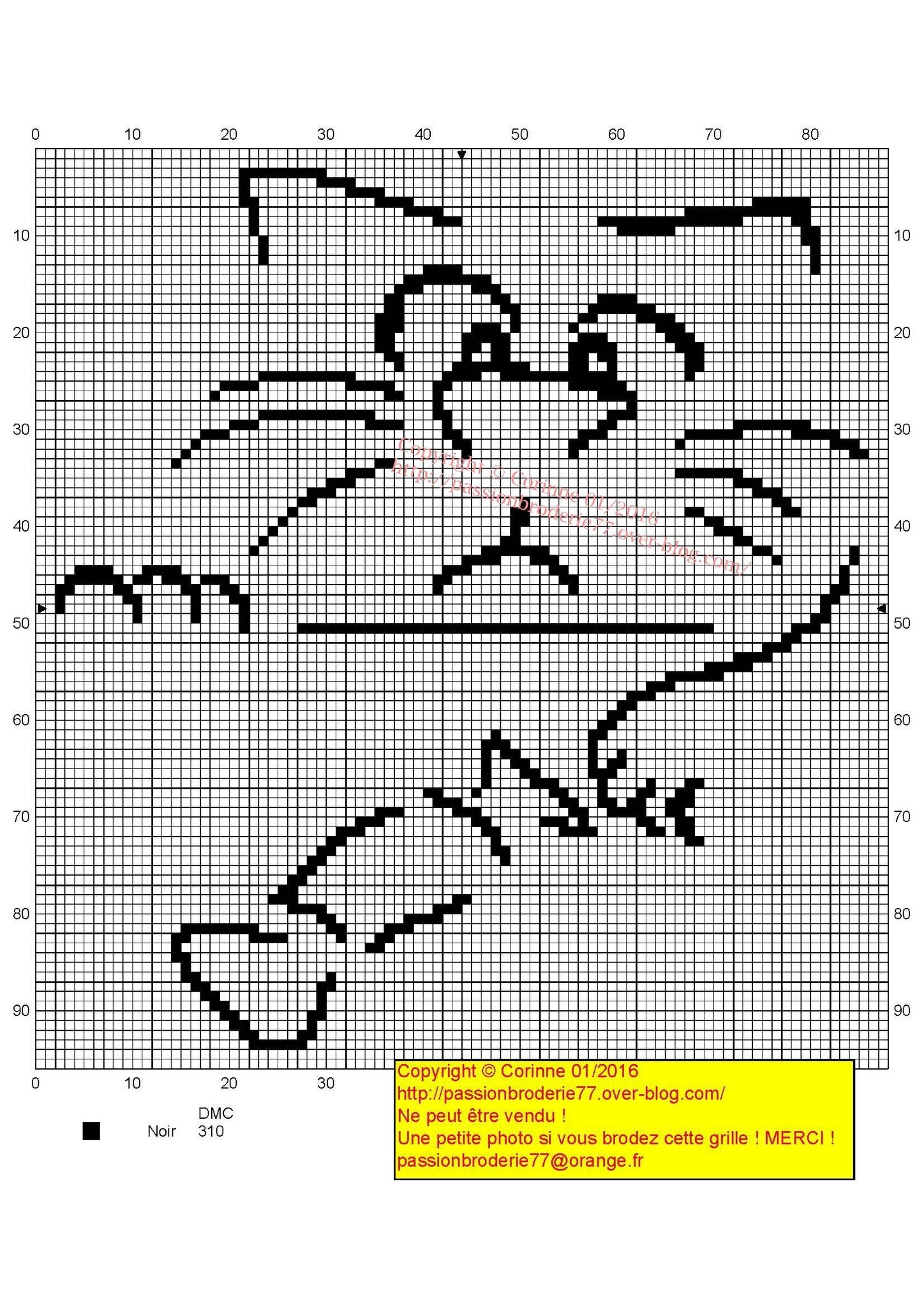 Рисунки по клеточкам кот Саймон