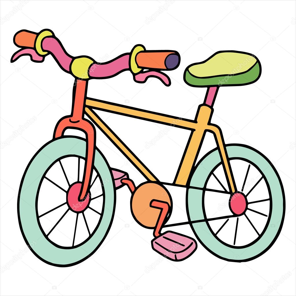 Велосипед мультяшная