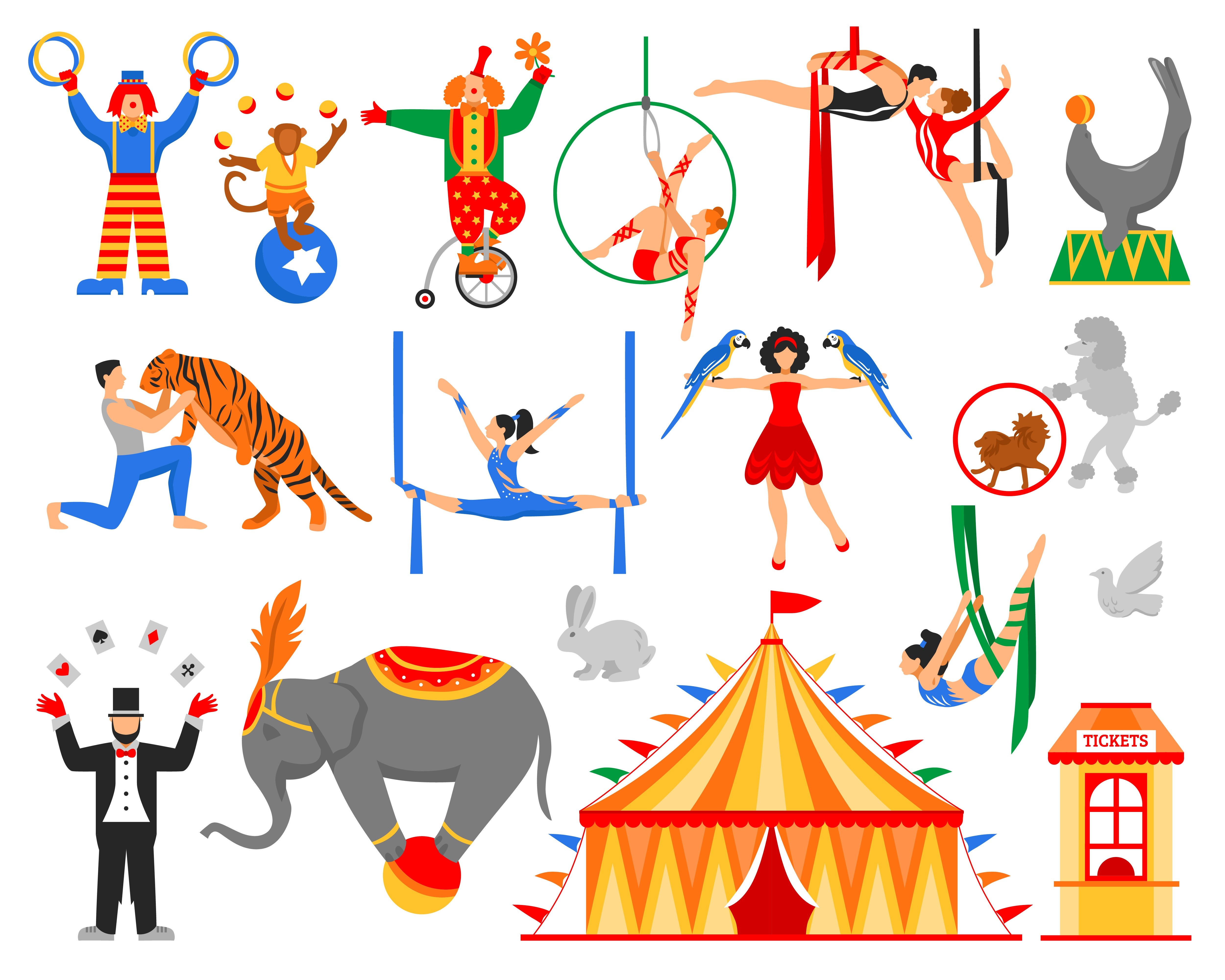 Сюжетные Картинки Циркового Представления Для Дошкольников