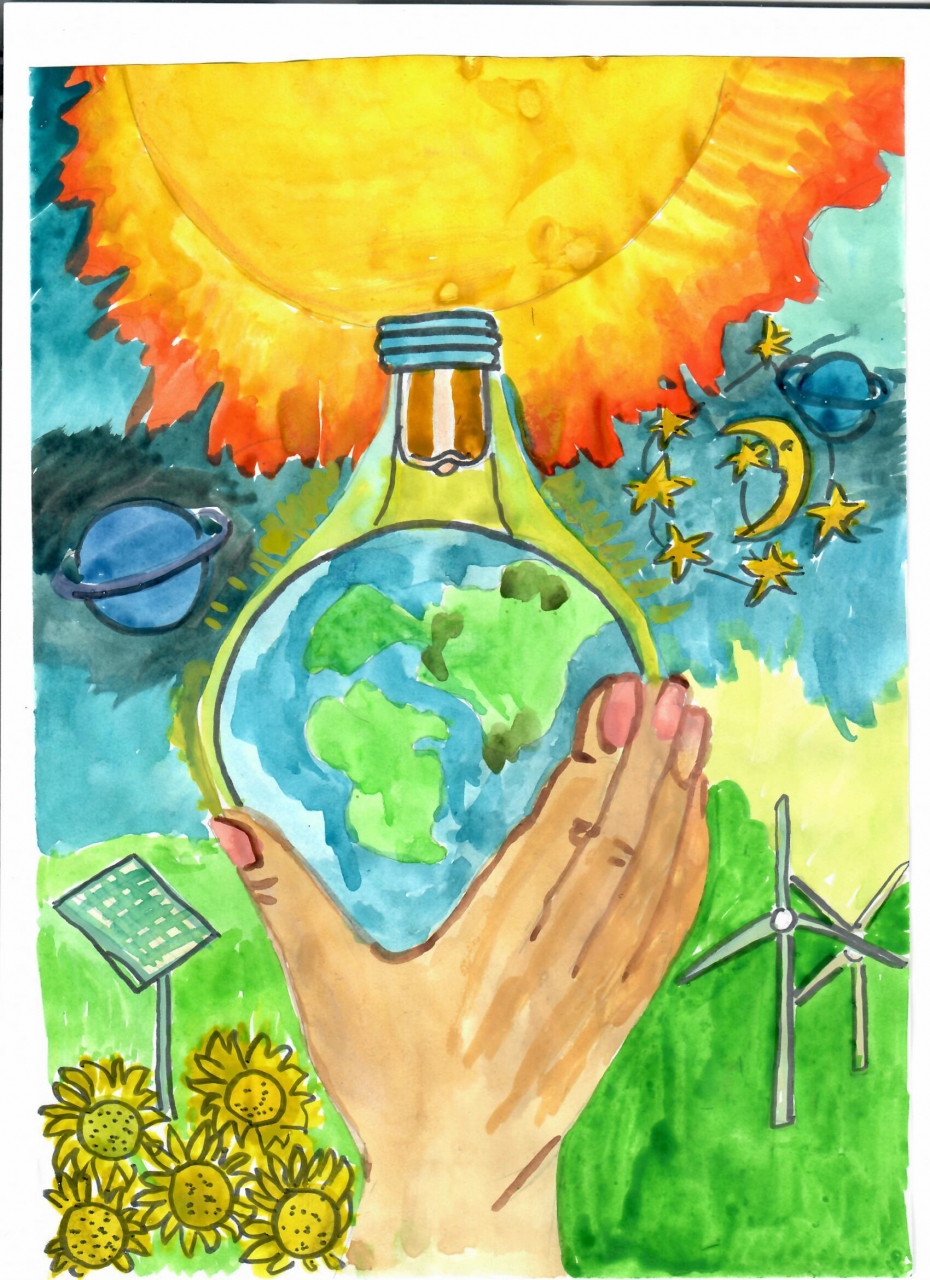 Рисунок на тему экология и энергосбережение