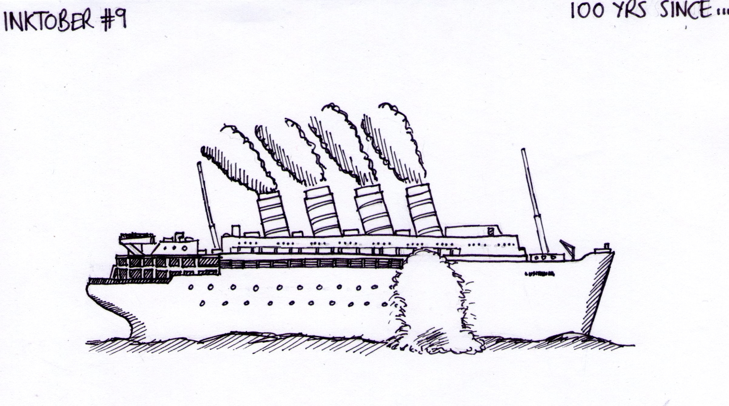 Схема лайнера Лузитания