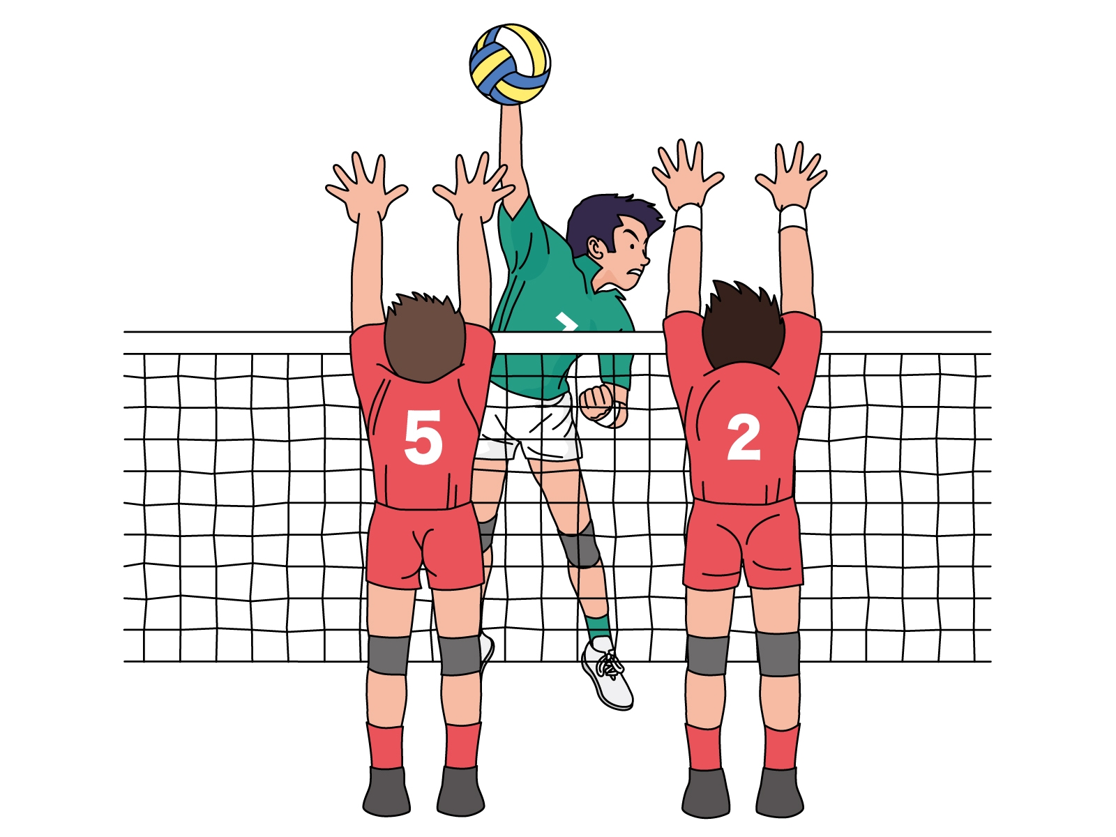 Bully classmate volleyball image