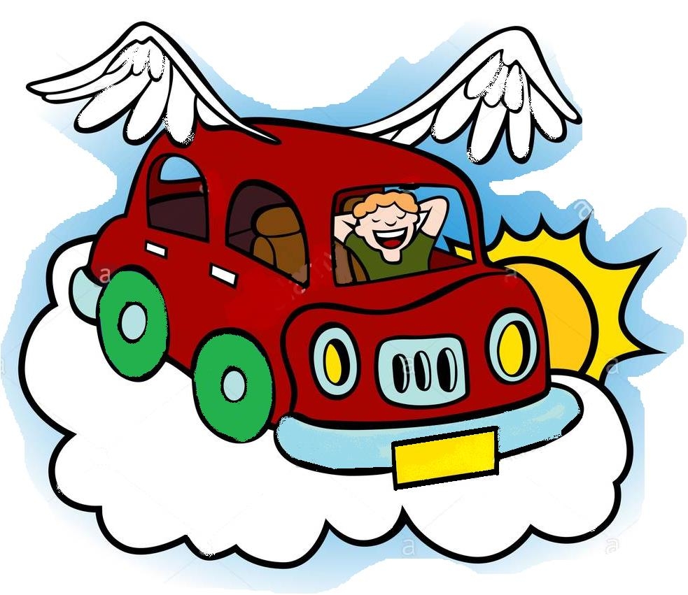 Машина с крыльями рисунок для детей