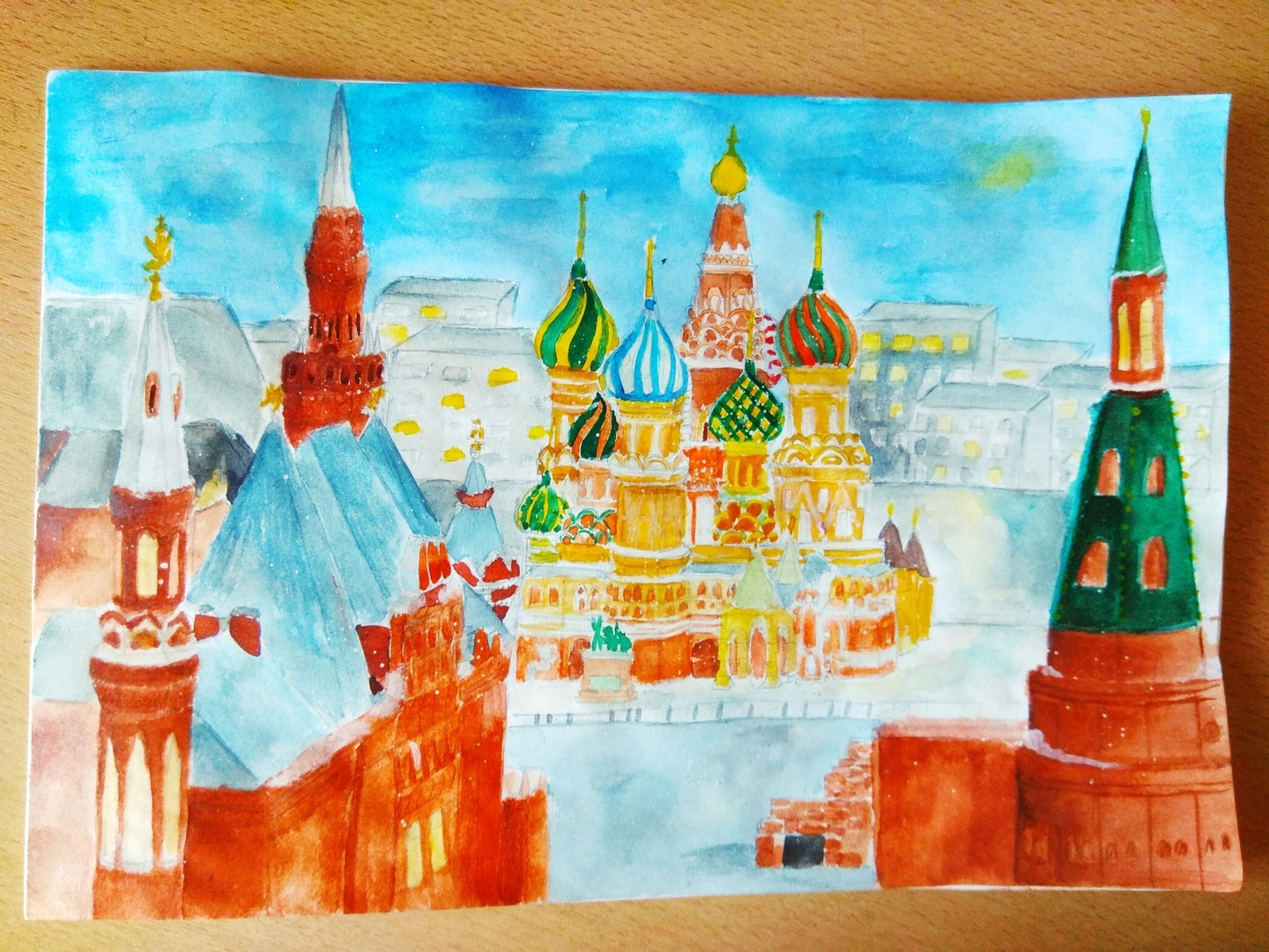 Москва рисунок