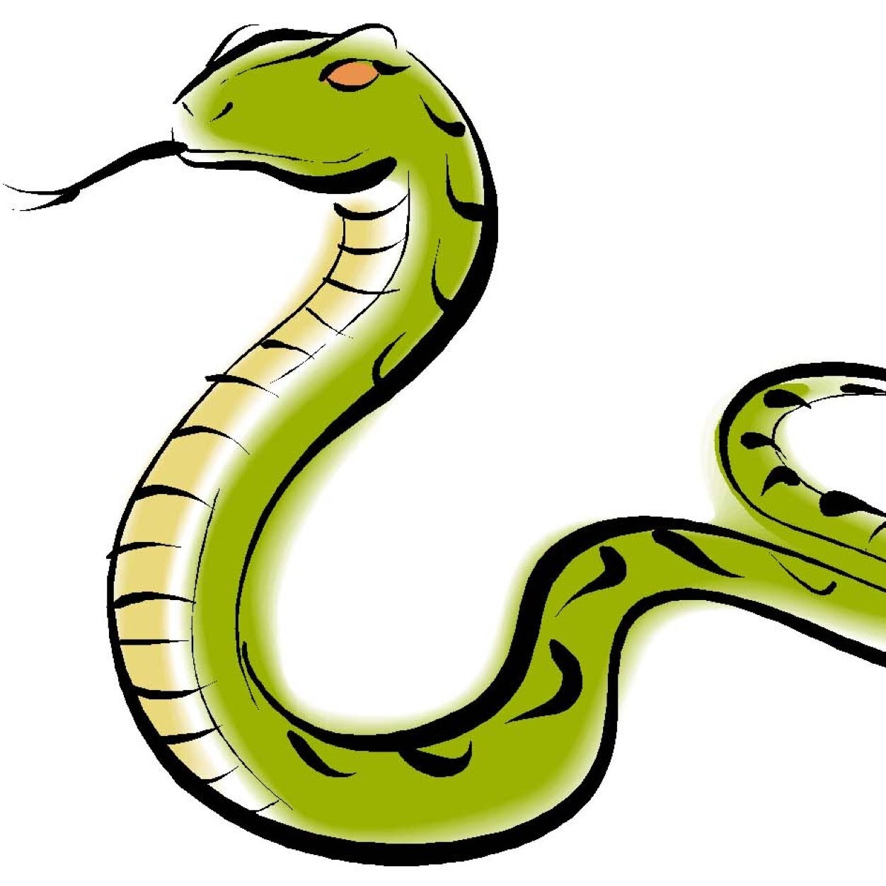 Картинки змеи нарисованные