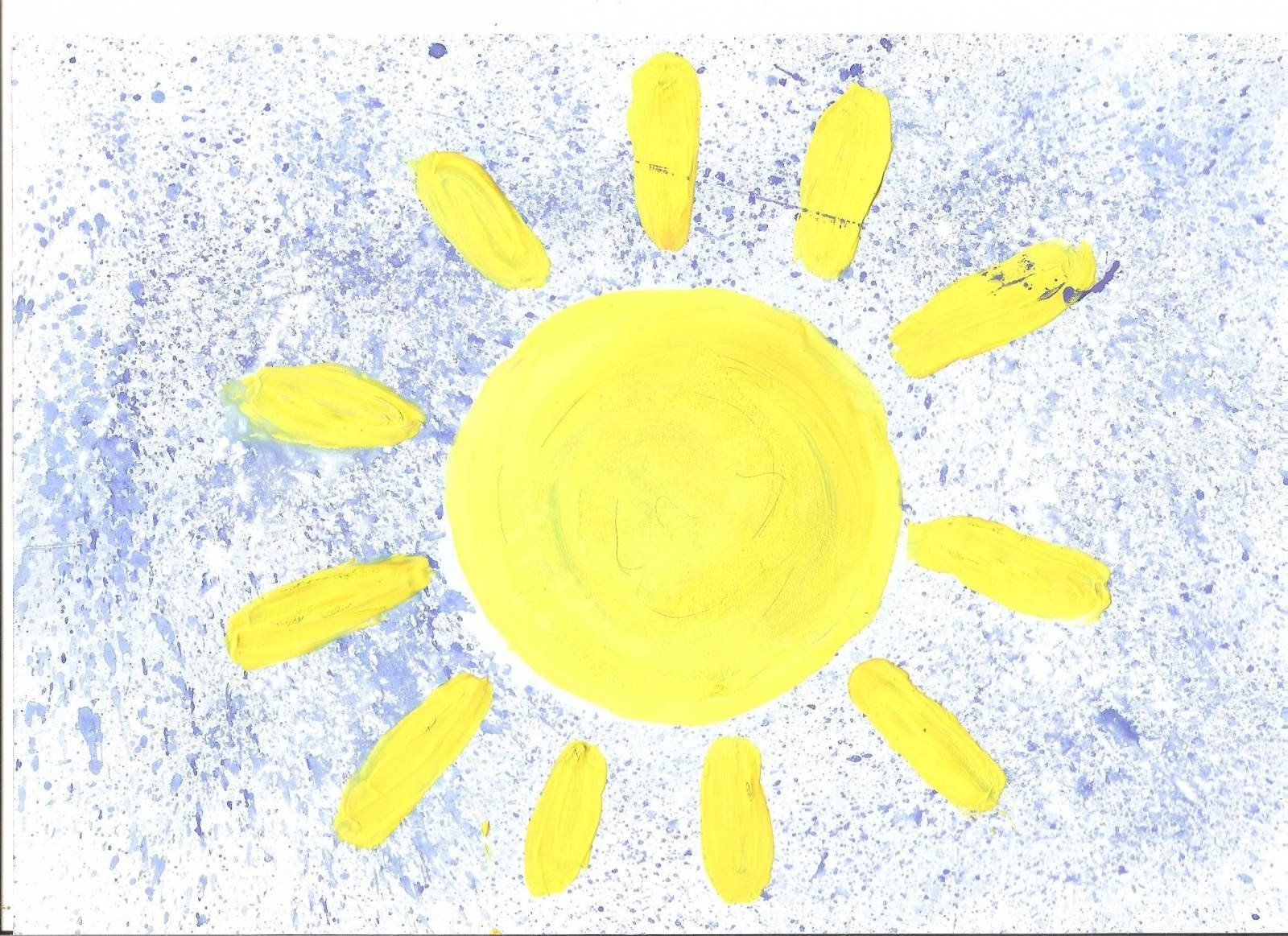 Рисование солнце с детьми