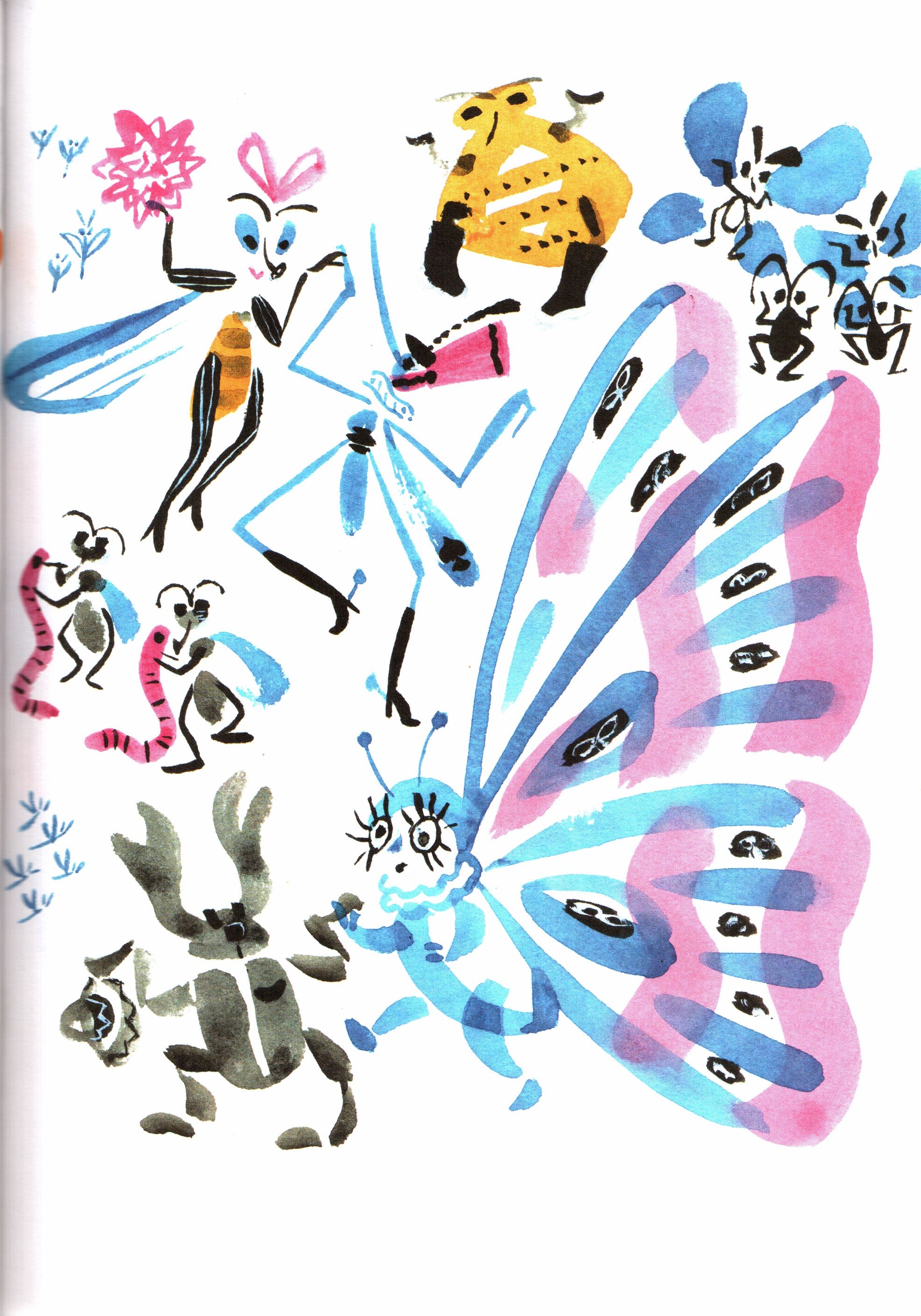 Муха Цокотуха иллюстрации Митурича