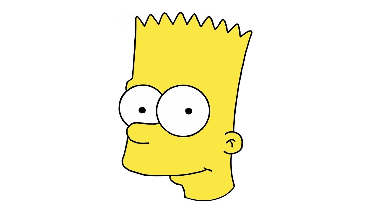 Барт симпсон рисунок