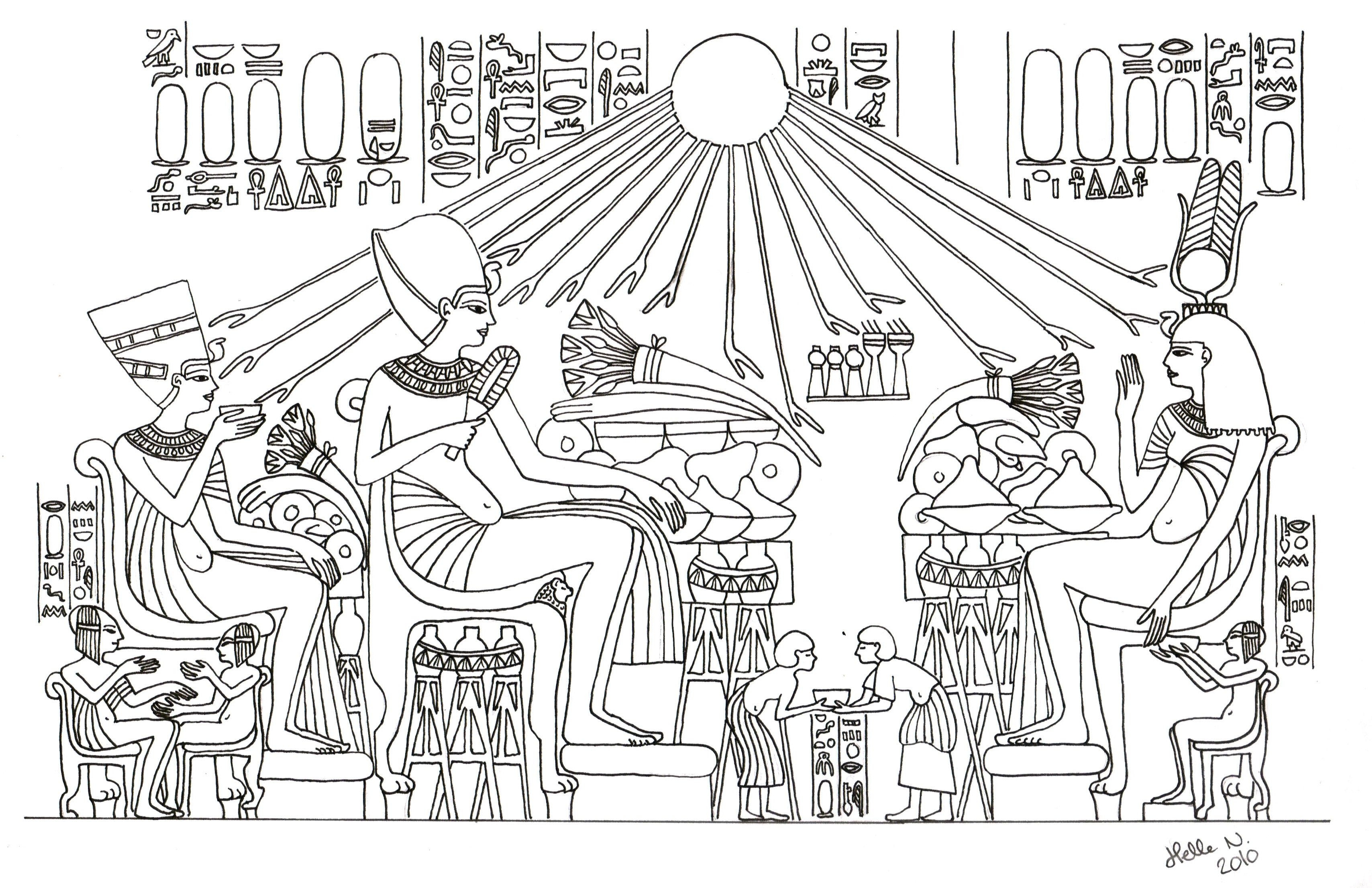 египет картинки рисунки