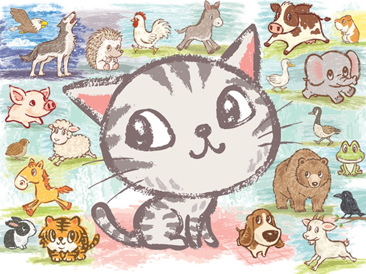 Рисунок на тему день защиты животных