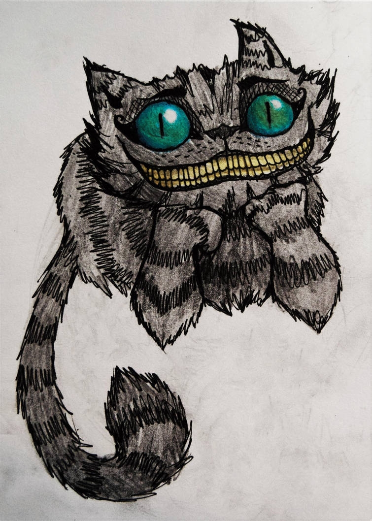 Чеширский кот в стиле Тима Бертона