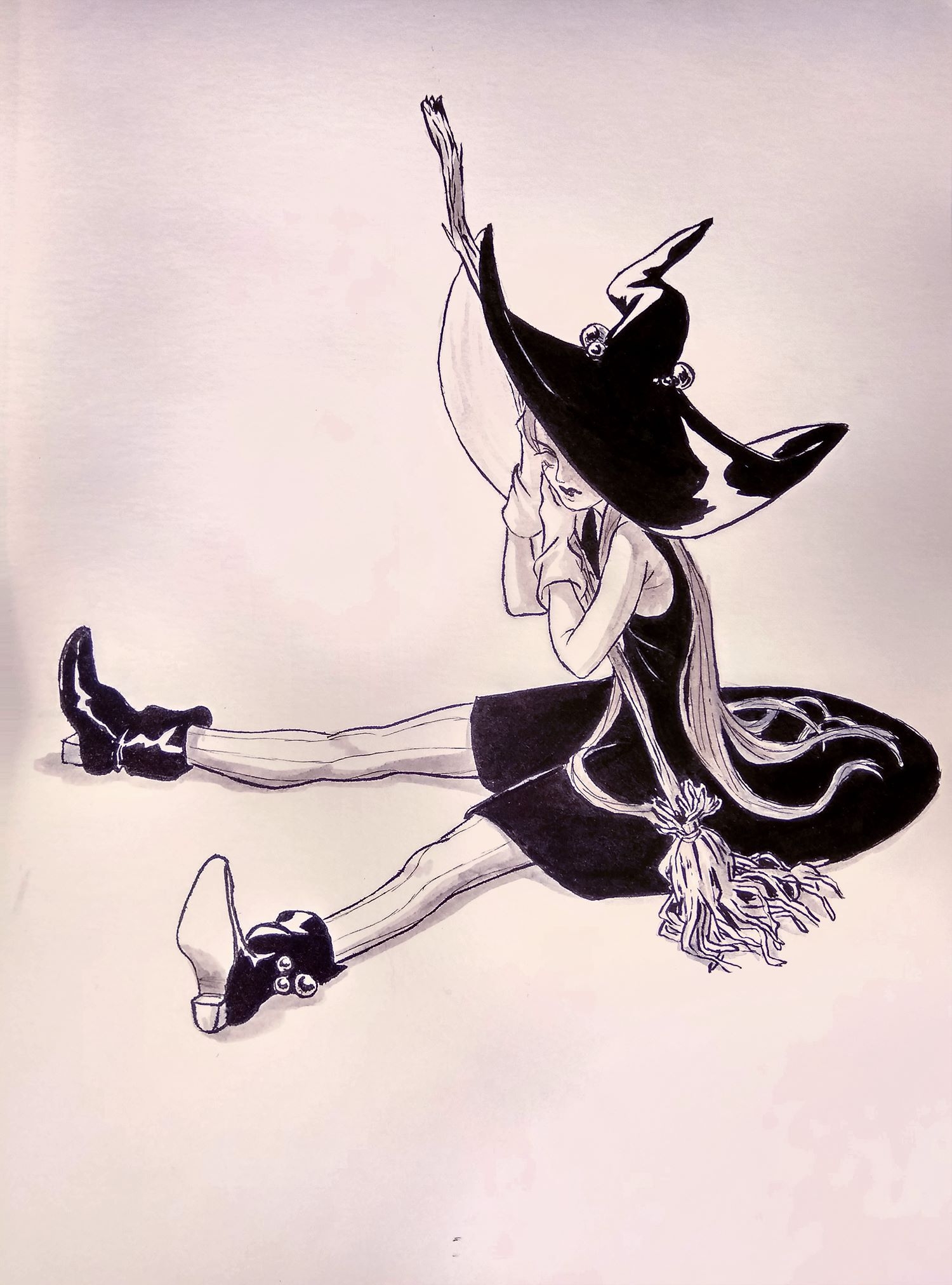 Иллюстрации современная ведьмочка