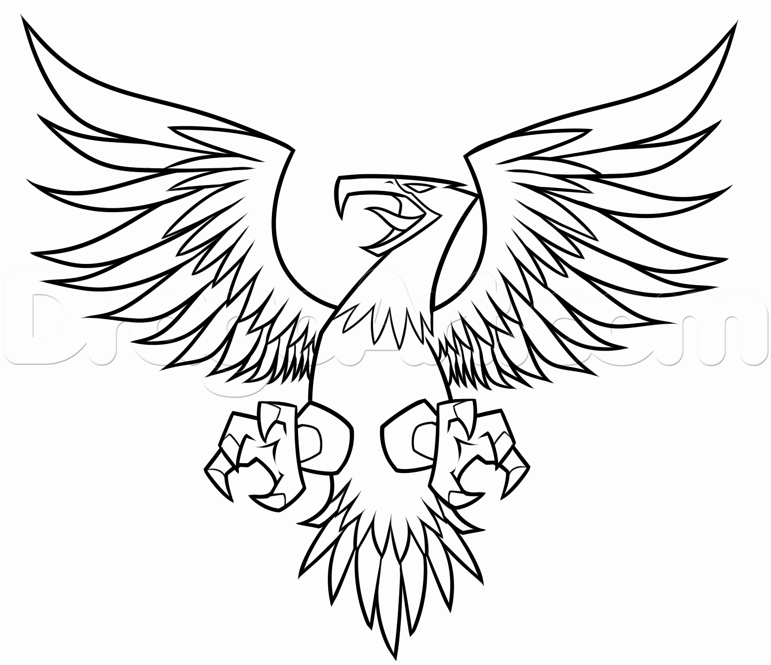 Герб Орел с расправленными крыльями