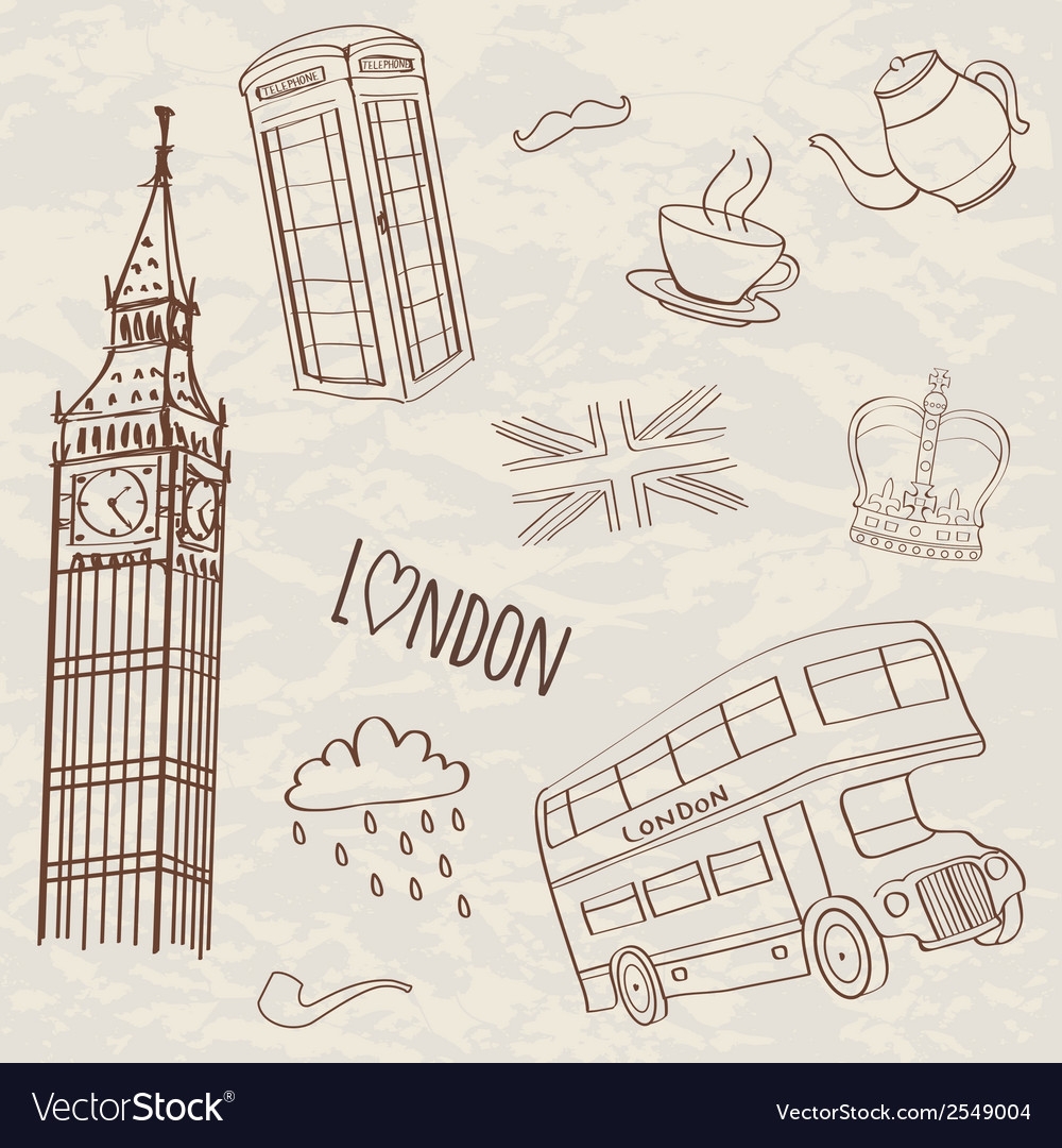 Картинки Лондона для срисовки