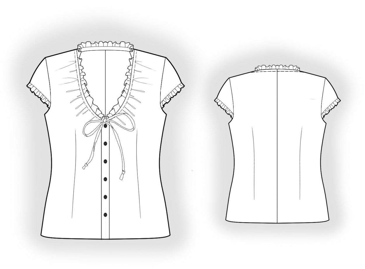 Моделирование блузки