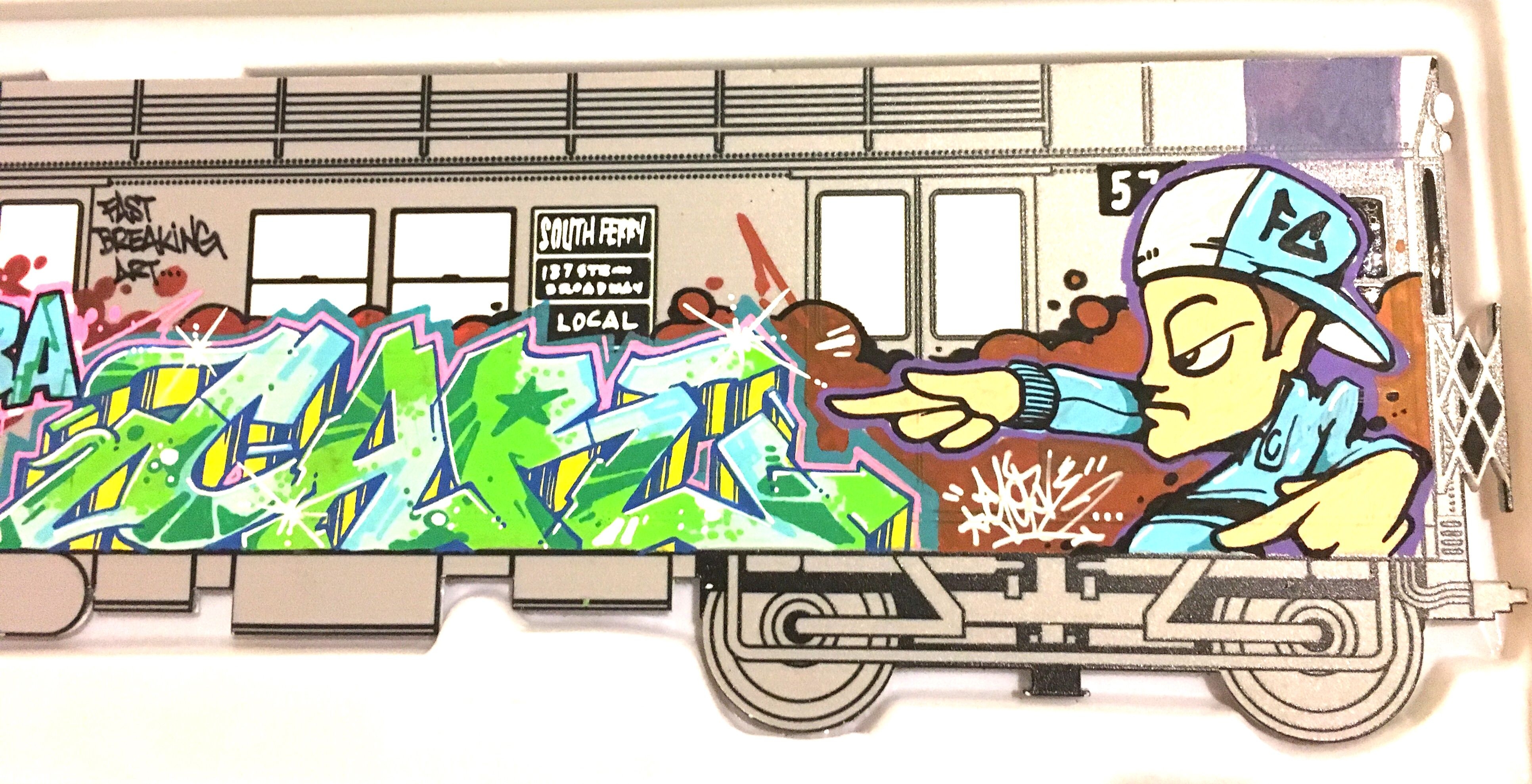 Граффити на поездах
