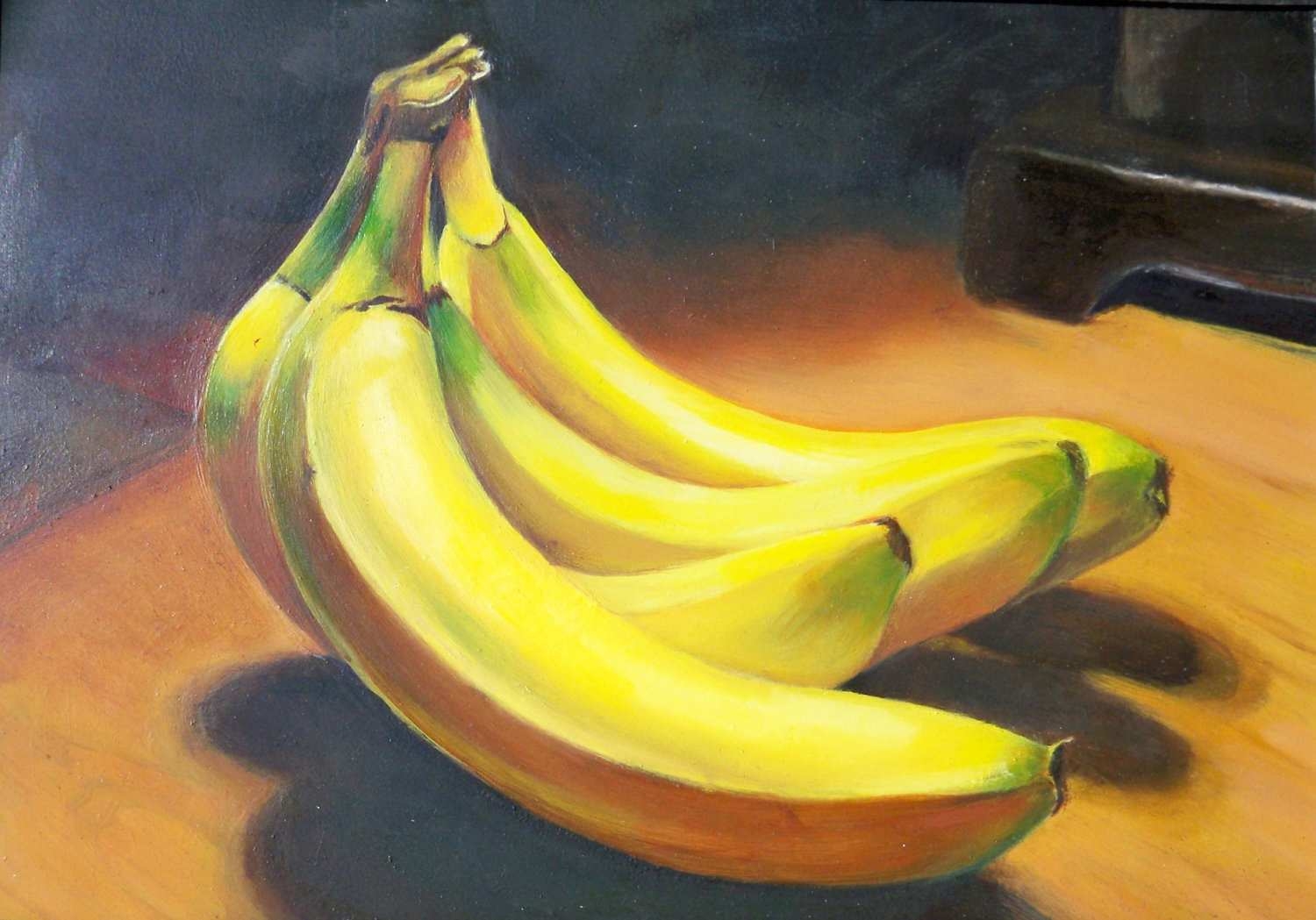 Банан гуашью