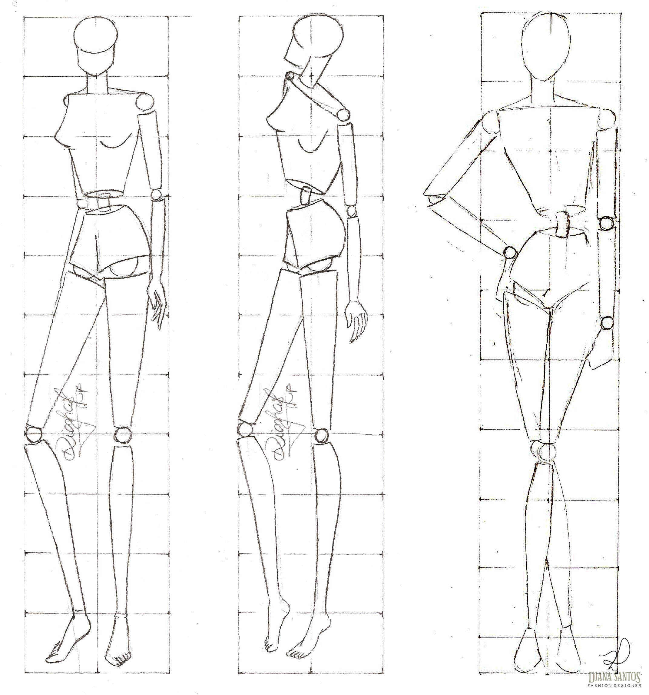 Построение модели для дизайна одежды