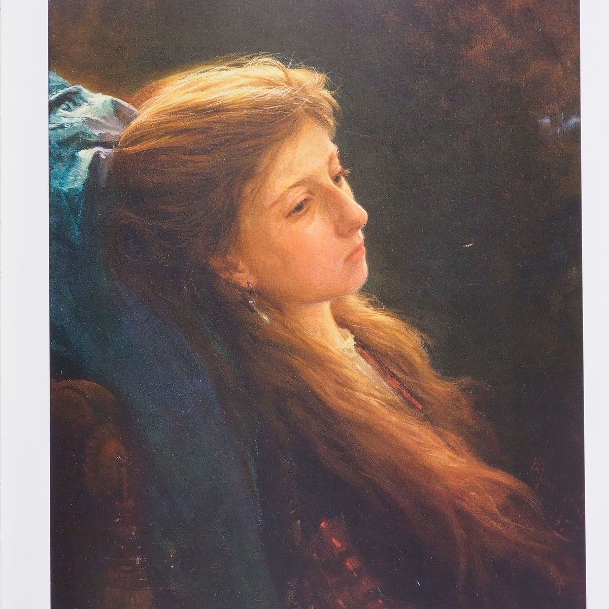 Иван Крамской. «Девушка с распущенной косой», 1873