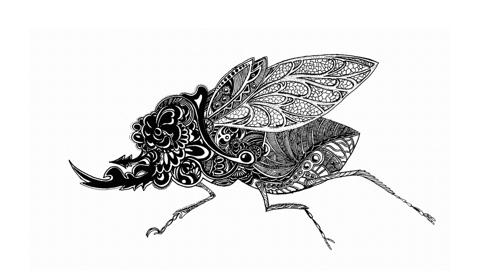 Стилизованное насекомое
