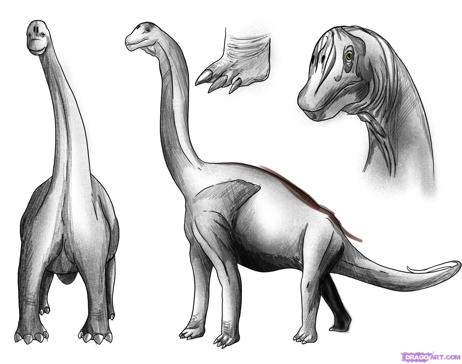 Брахиозавр тату