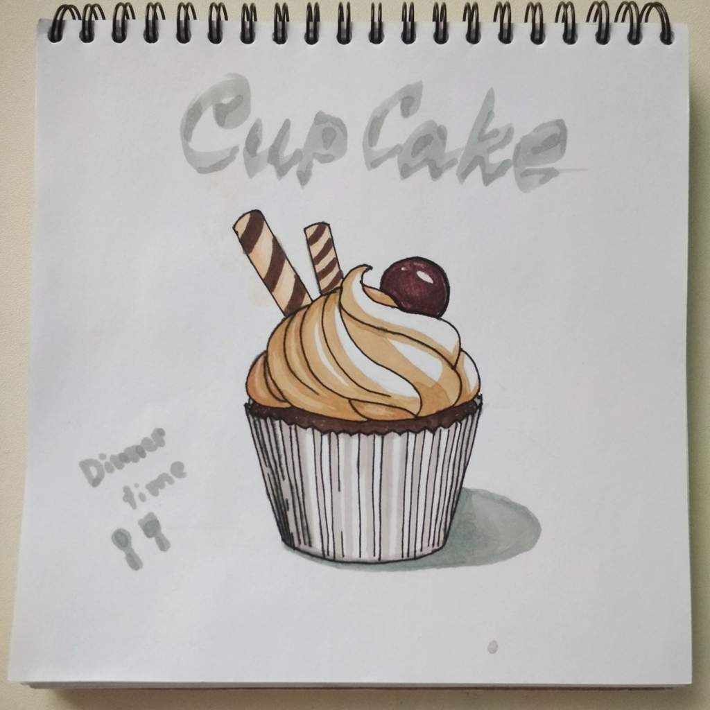 Рисунки для скетчбука кекс