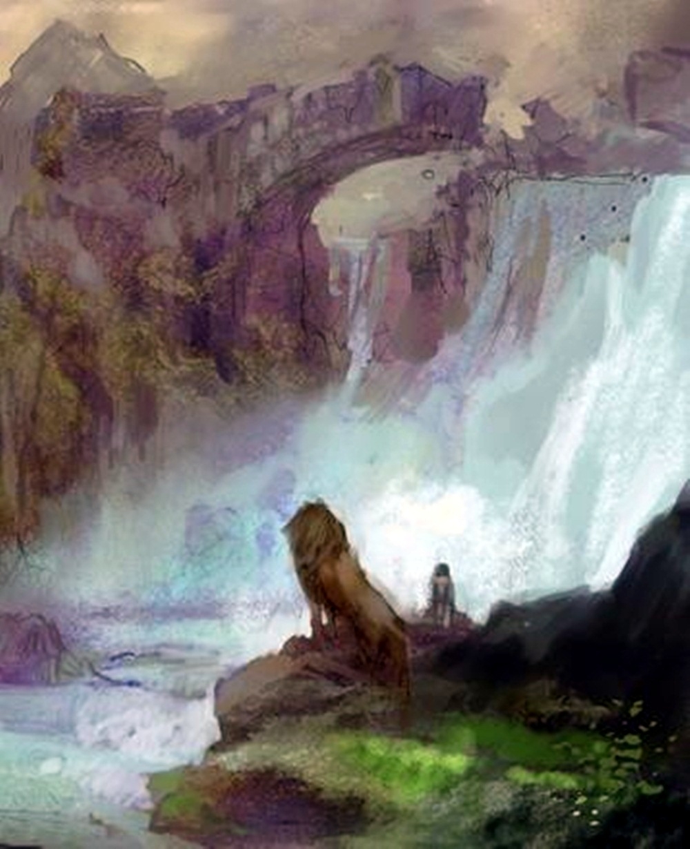Хроники Нарнии водопад