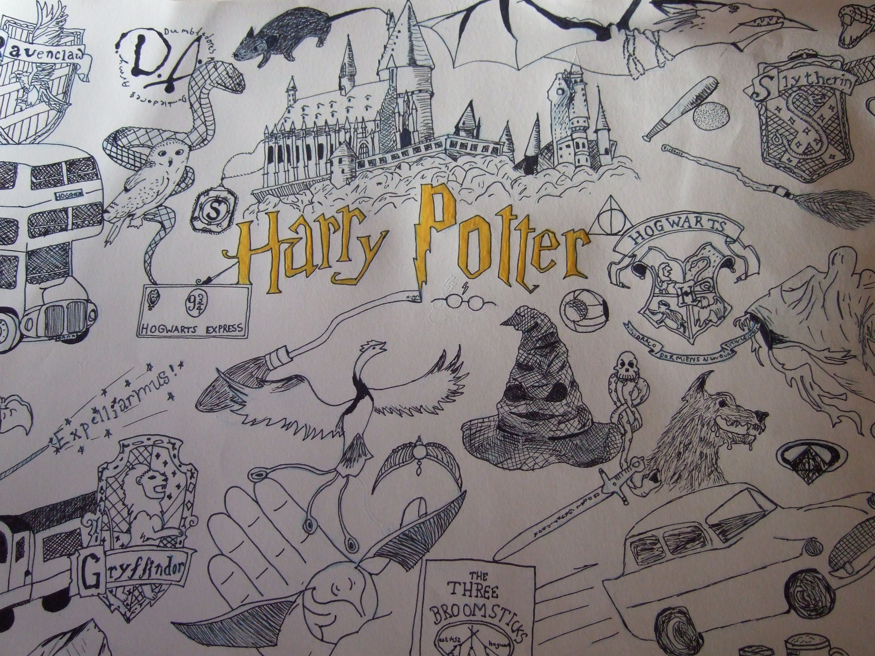 Плакаты на тему Гарри Поттер