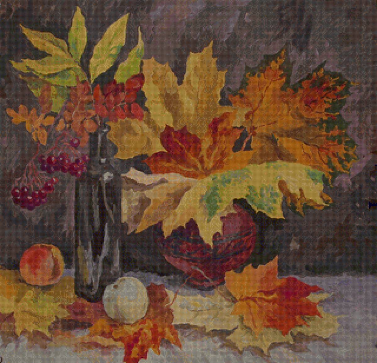 Осенняя композиция живопись
