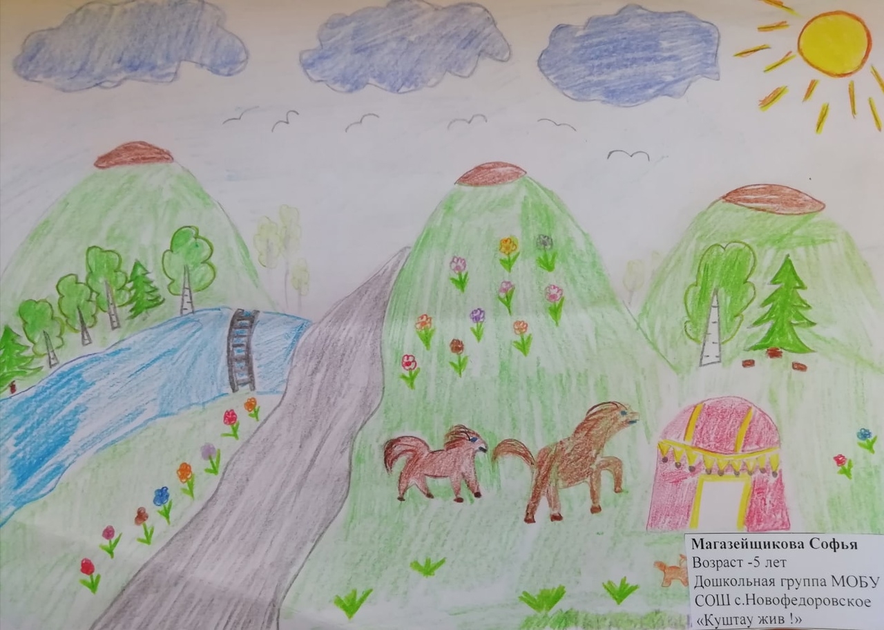 Рисование мой Башкортостан в начальной школе